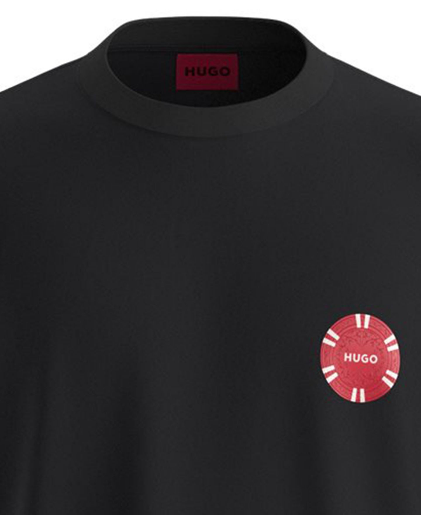 Мужская футболка Hugo Boss Datril Graphic Crewneck, цвет: Чёрный — фото 2