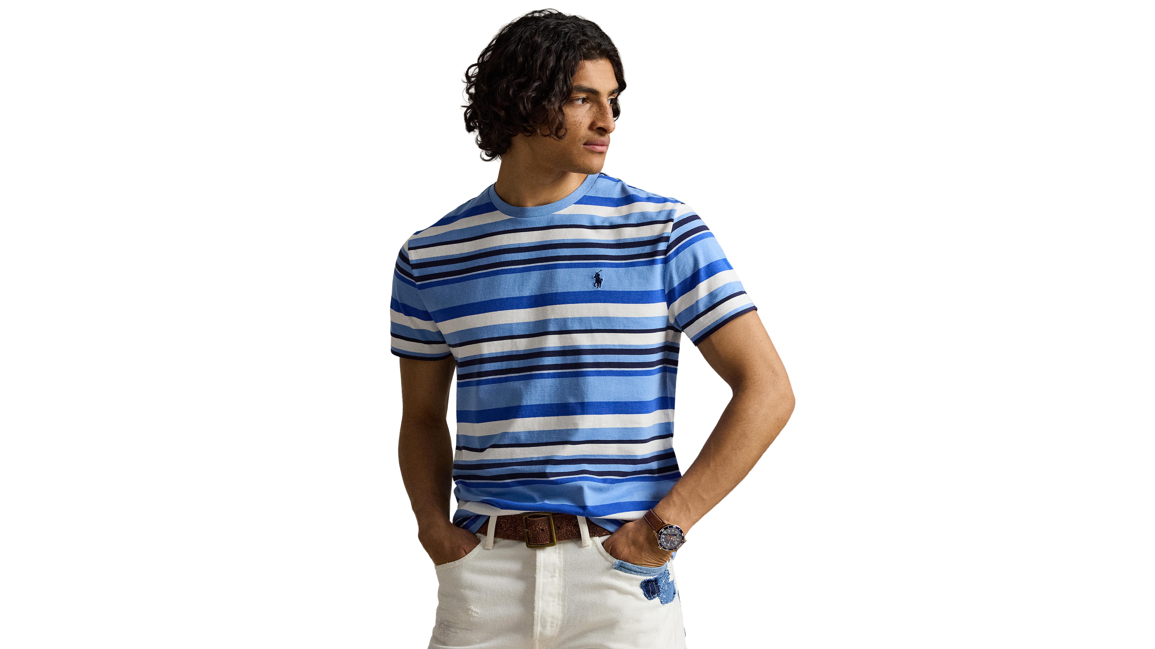 Polo Ralph Lauren Men's Short-Sleeve The Iconic Mesh T-Shirt