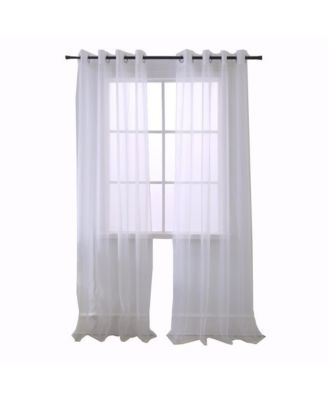 Cara One Sheer Grommet Light Filtering Curtain Panel