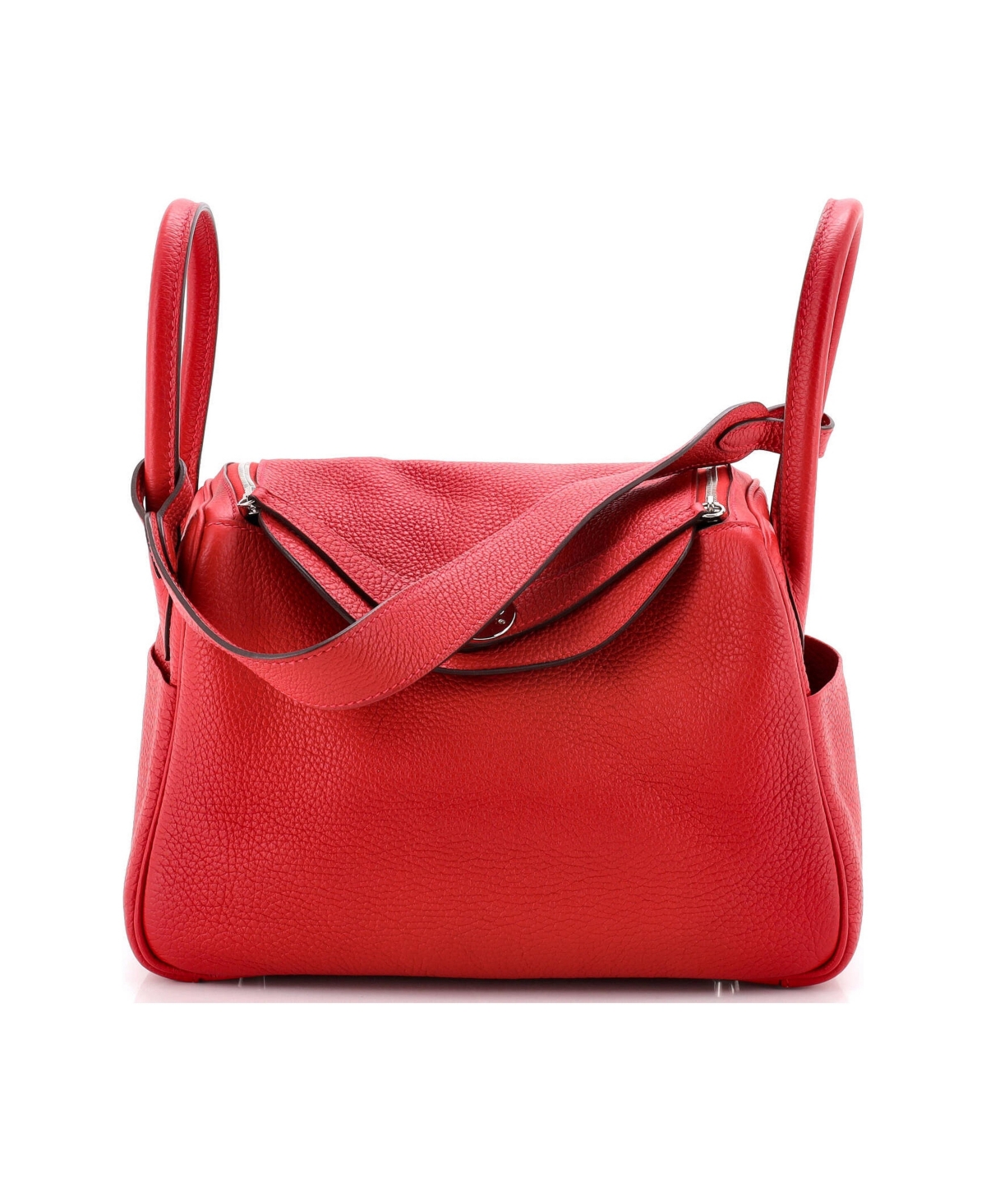 Pre-Owned Hermes 26 Lindy Bag Clemence - Red