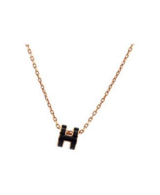 Pre-Owned HERMES Pop H Pendant Chain Necklace