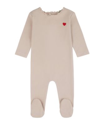 Baby Girls 3M - 12M ' Bebe Heart Footie