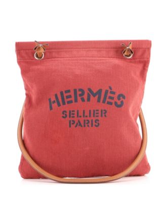 Pre-Owned HERMES MM Aline Bag Toile