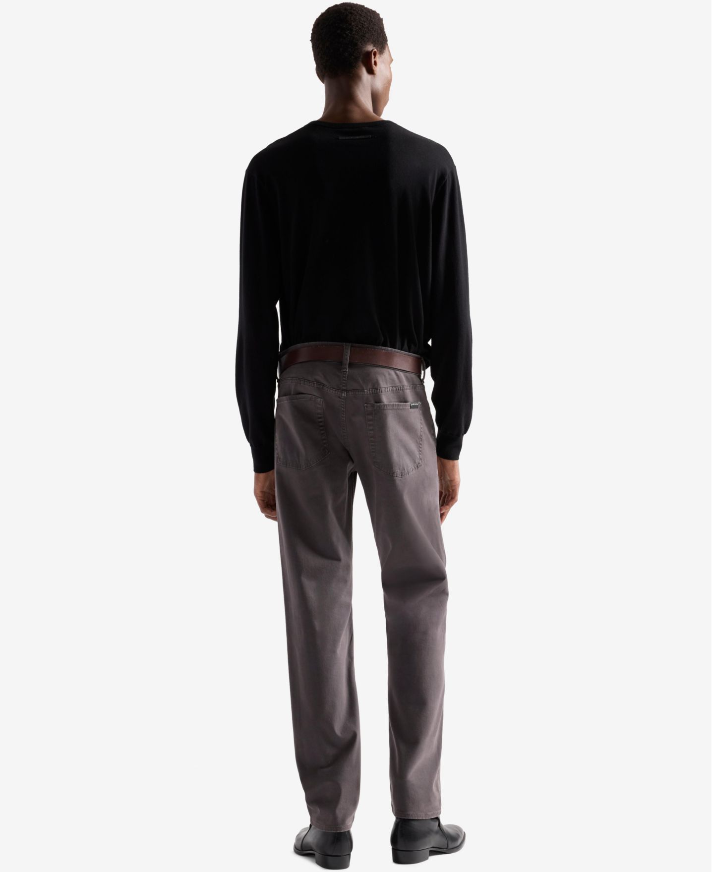 Мужские брюки 7 For All Mankind Slimmy Slim-Fit Stretch 5-Pocket Chino, цвет: Must — фото 10