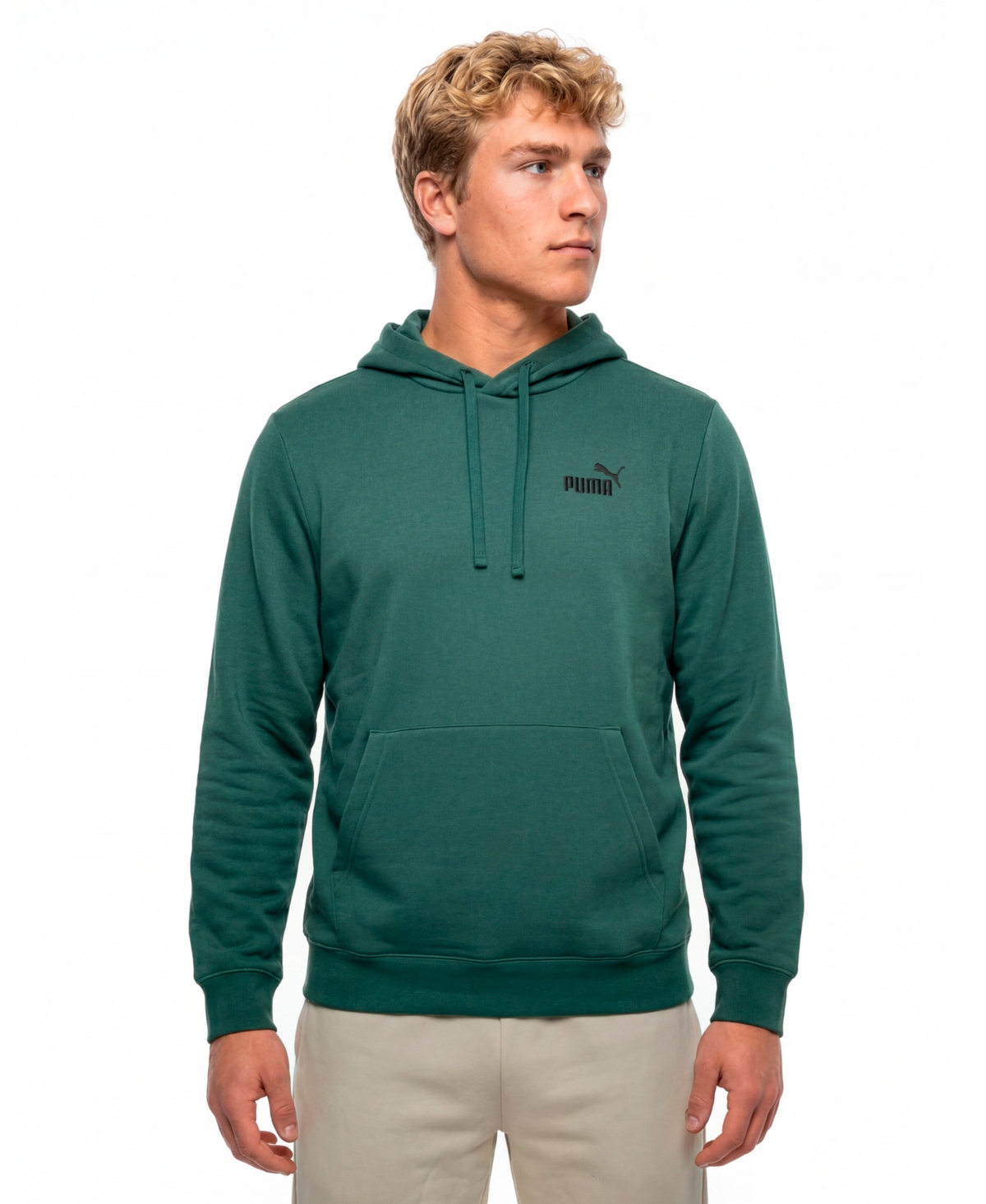 Puma Men's Essential Fleece Kangaroo Pocket Hoodie