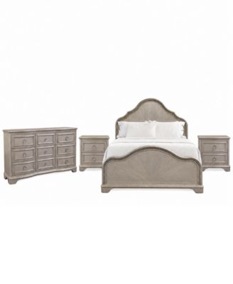Margaux King 4-Piece Panel Bedroom Set (Bed, Dresser & 2 Nightstands)