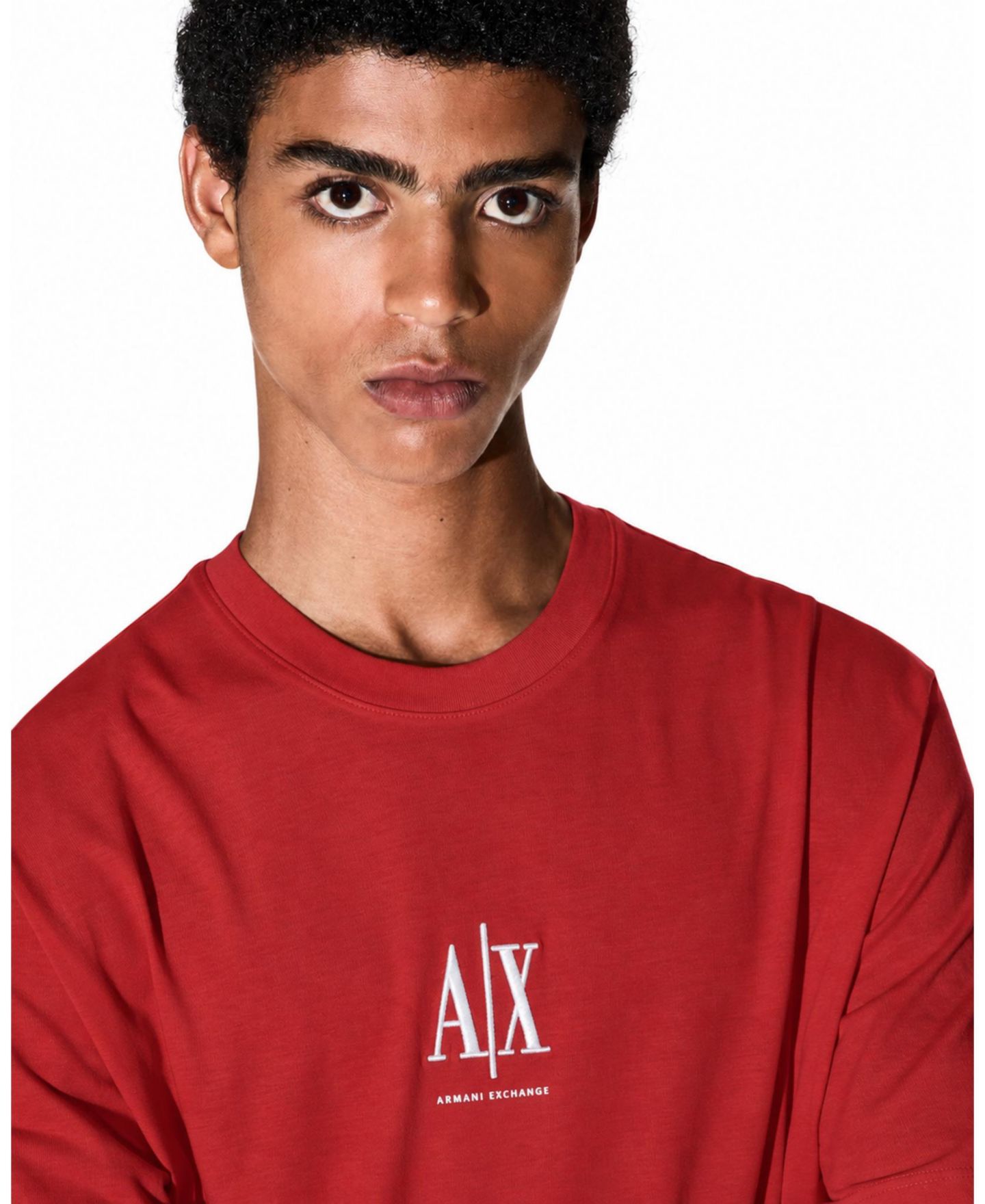 Мужская футболка A|X Armani Exchange Small Logo Icon, цвет: Чёрный — фото 15