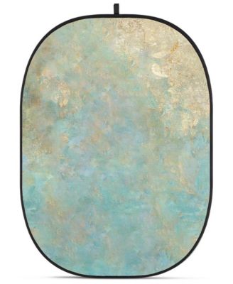 CBA-PF0005 5x6.5' Fabric Collapsible Backdrop, Floral Painting