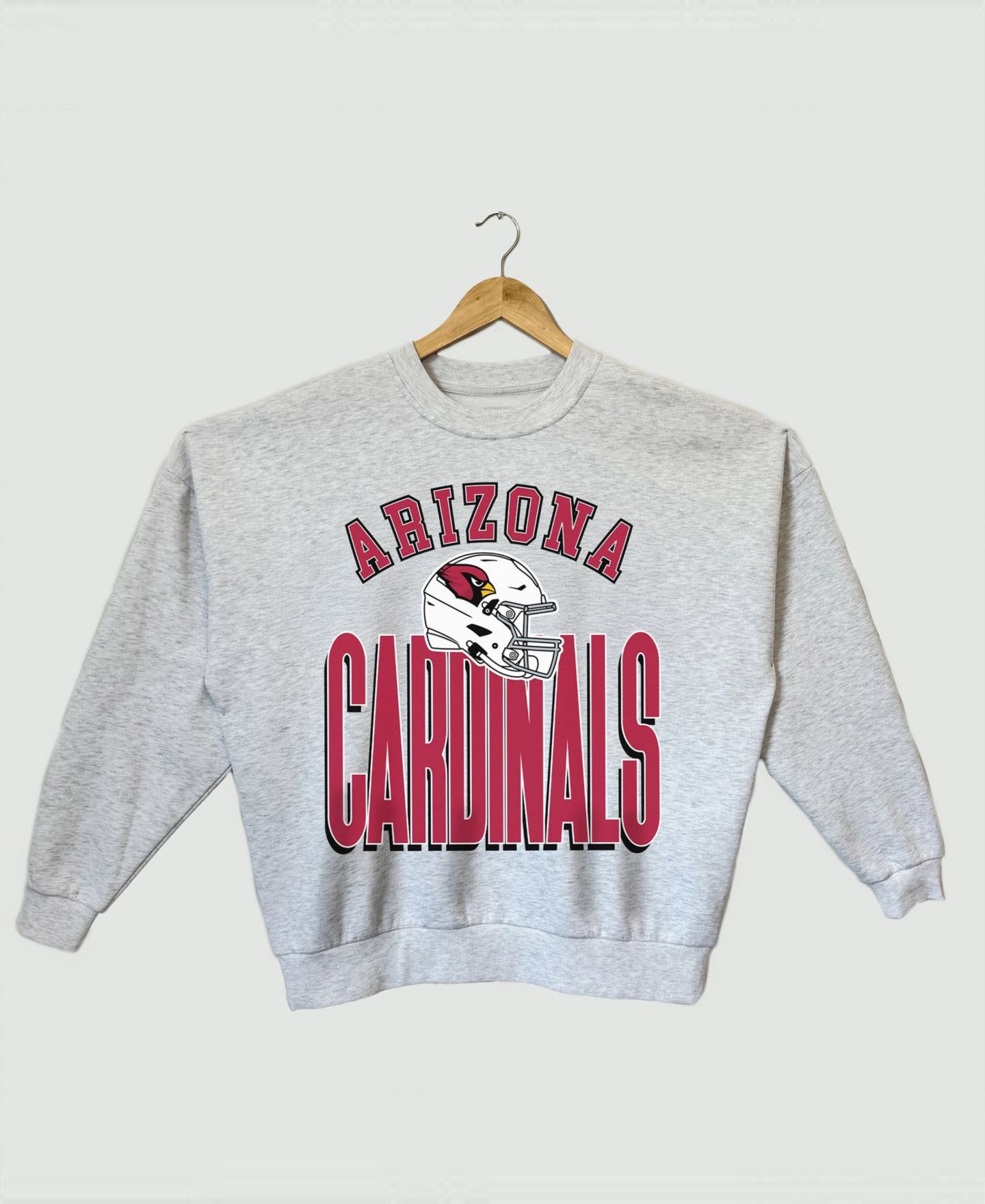 Женская толстовка Gameday Couture Ash Arizona Cardinals Fierce Focus Premium Oversized Fleece Pullover — фото 2