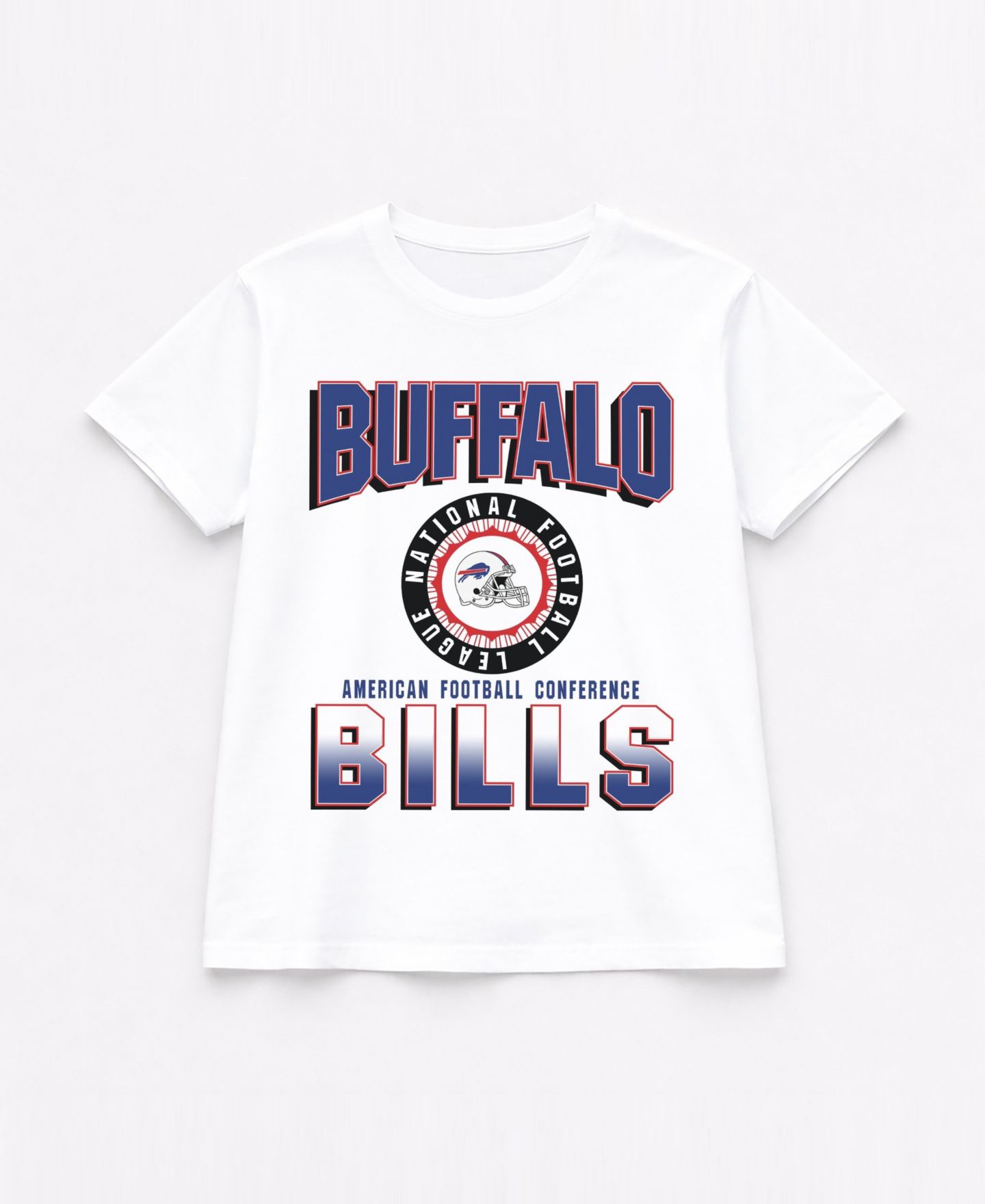 Женская футболка Gameday Couture White Buffalo Bills Oversized All-Time Classic Flowy — фото 6