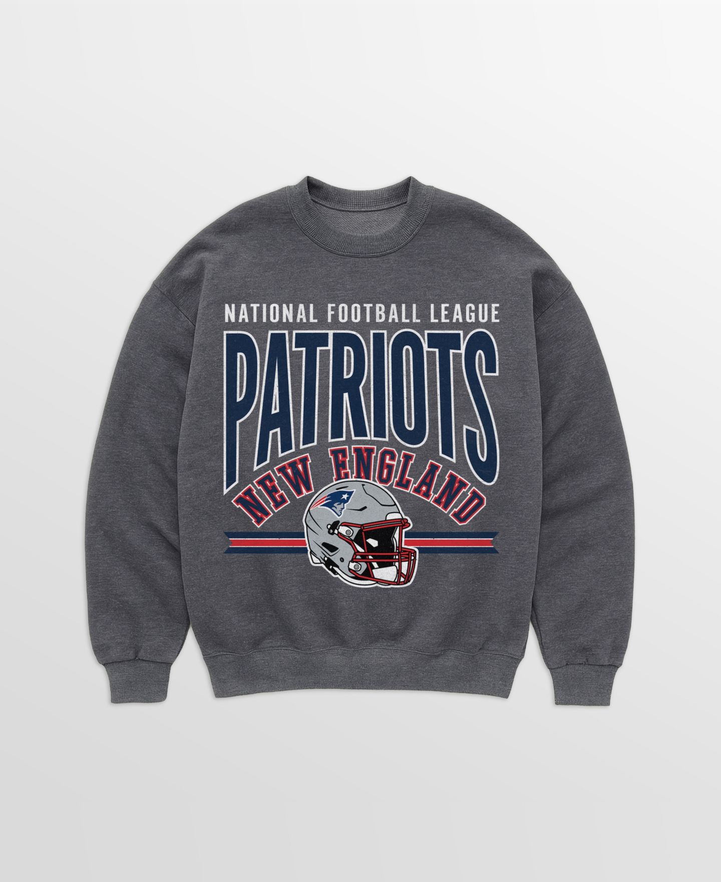 Женская толстовка Gameday Couture Charcoal New England Patriots Kickoff Classic Oversized Premium Drop Shoulder — фото 4