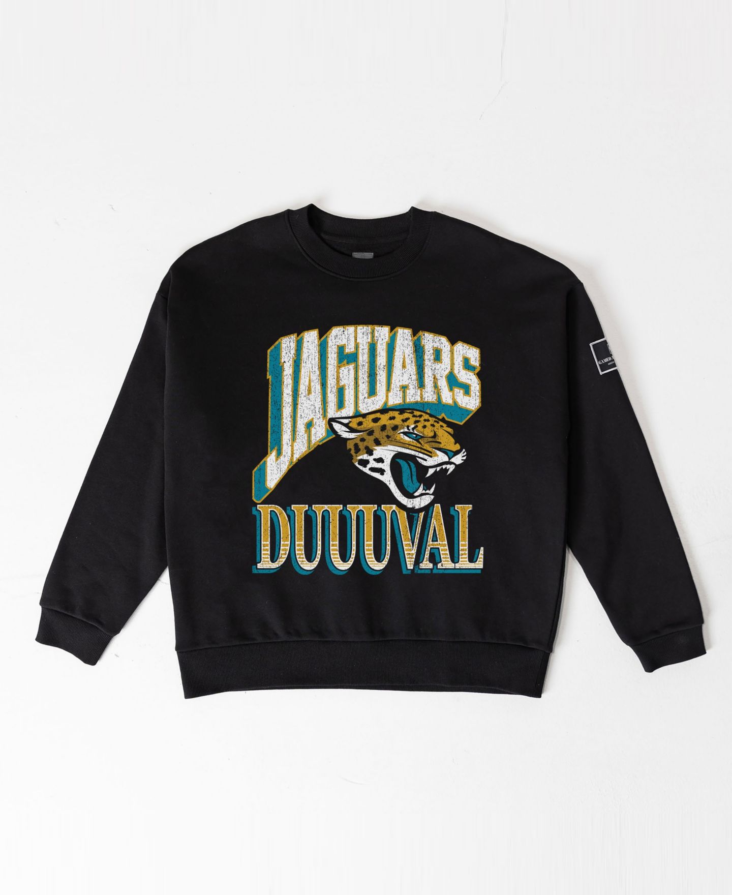 Женская толстовка Gameday Couture Black Jacksonville Jaguars Victory Prime Black Label Premium Drop Shoulder — фото 5