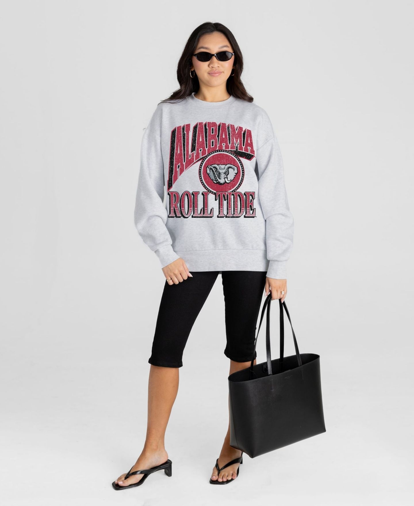 Женская толстовка Gameday Couture Ash Alabama Crimson Tide Game On — фото 4