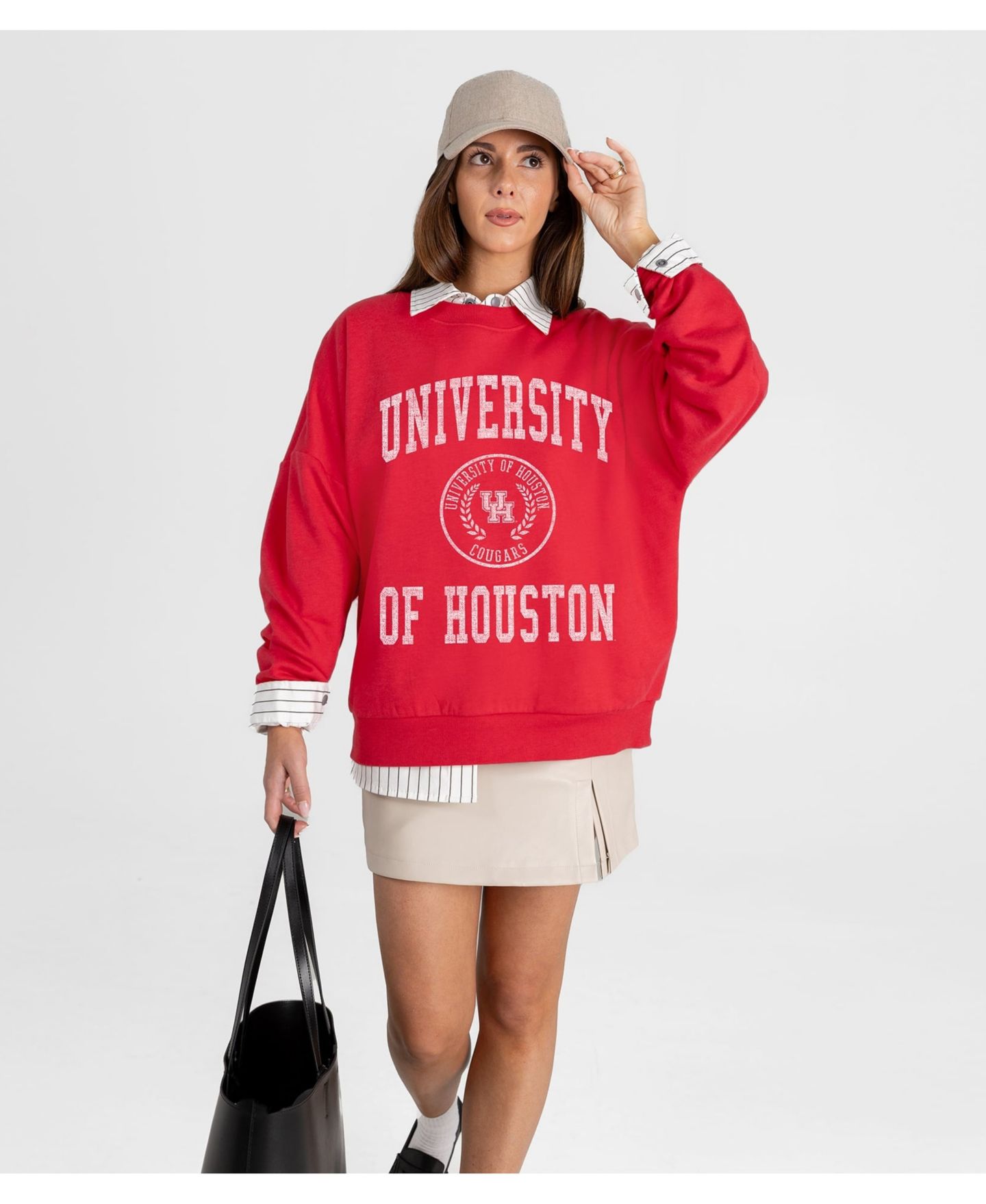 Женская толстовка Gameday Couture Red Houston Cougars Prime Play — фото 4