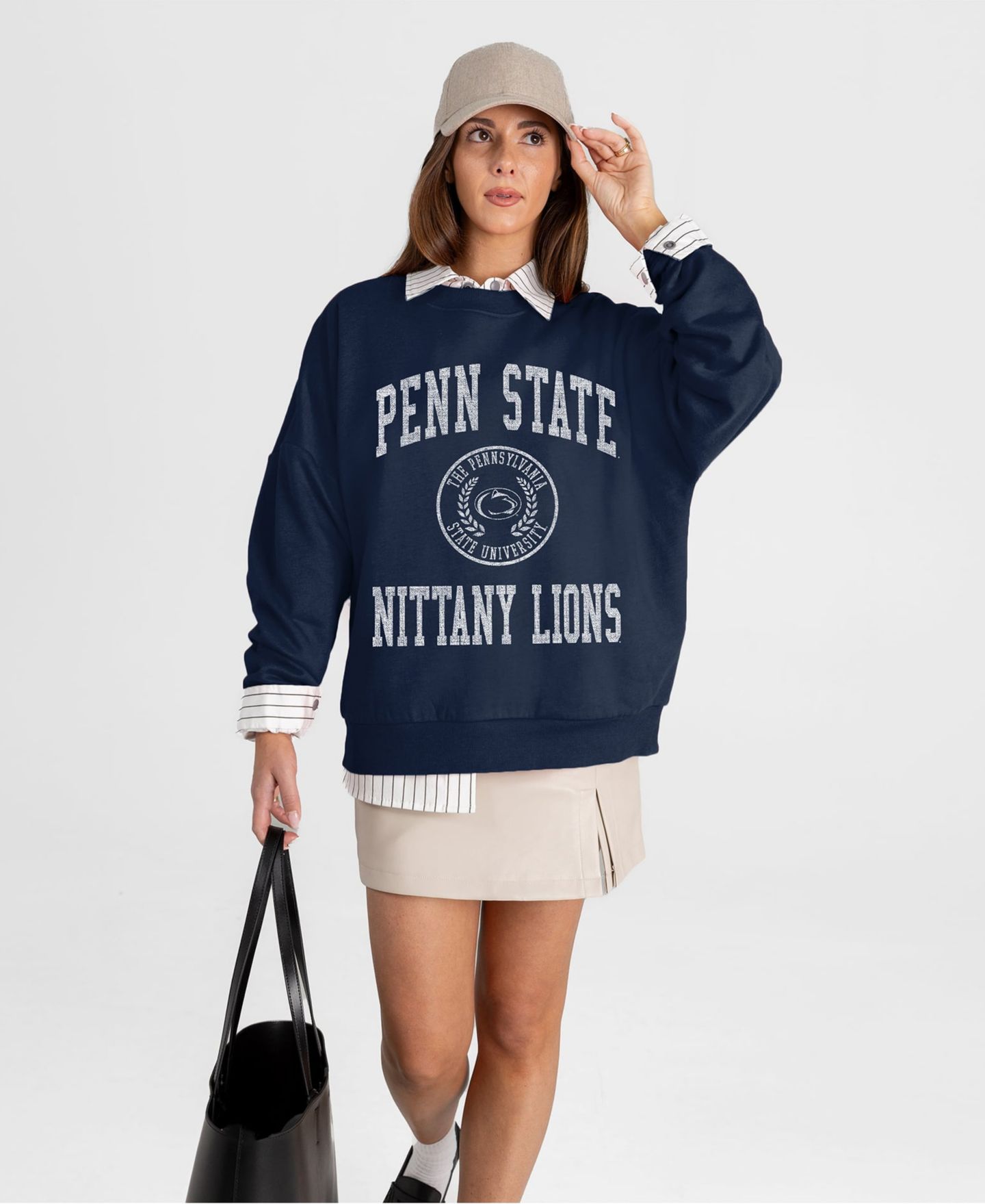 Женская толстовка Gameday Couture Navy Penn State Nittany Lions Prime Play — фото 4