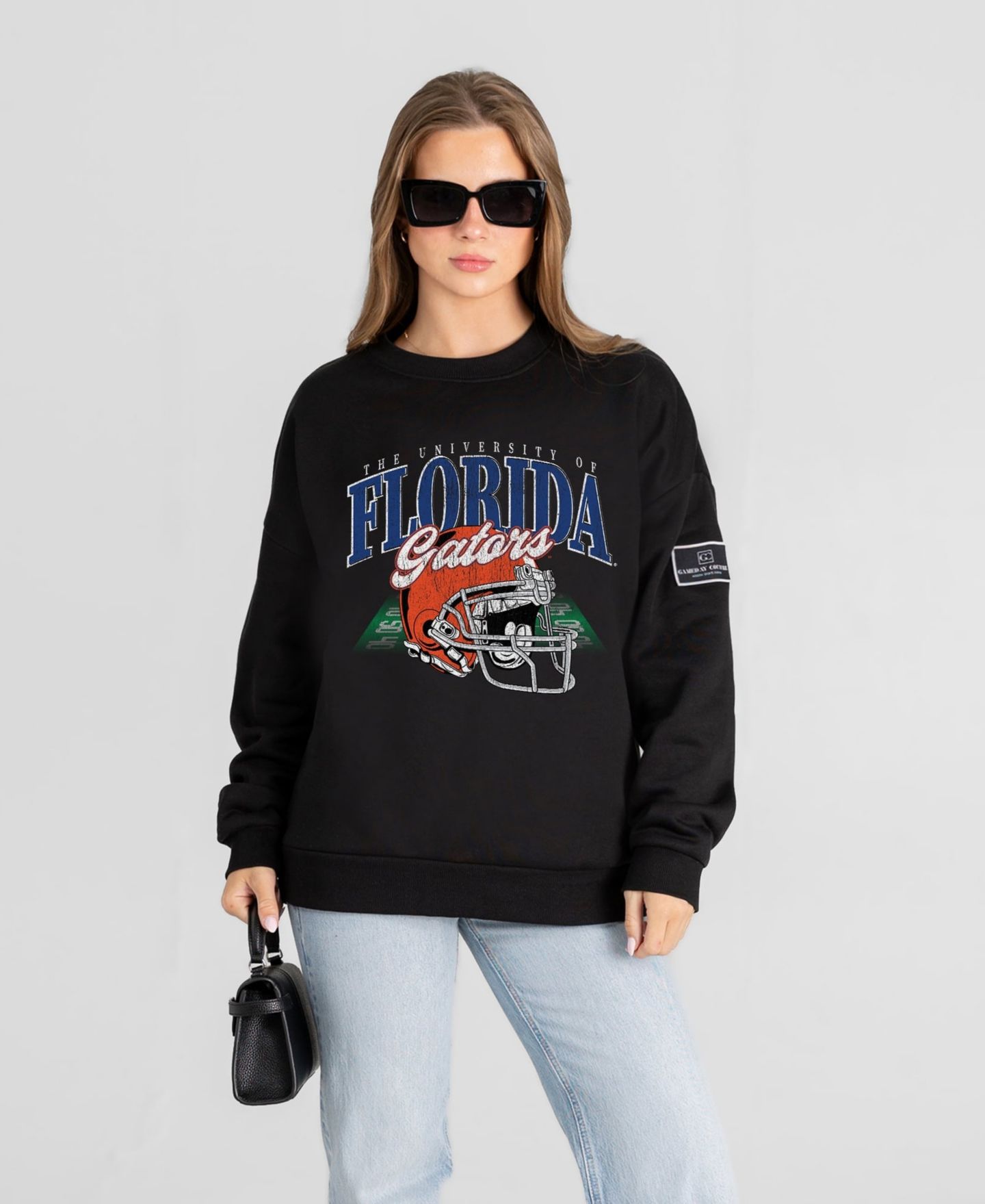 Женская толстовка Gameday Couture Black Florida Gators Field Focus Black Label — фото 1