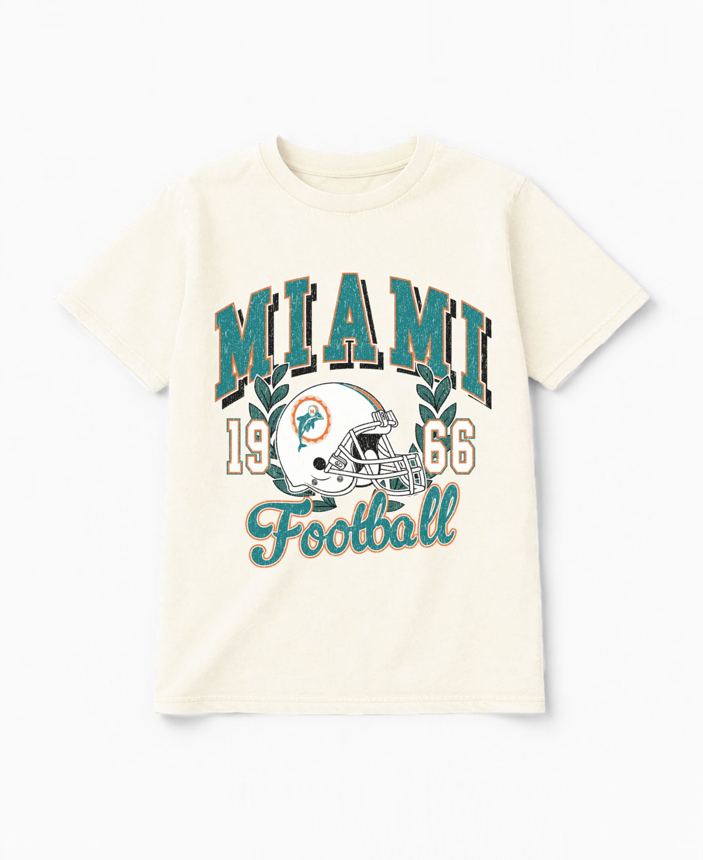 Женская футболка Gameday Couture Natural Miami Dolphins Raised on Victory — фото 5