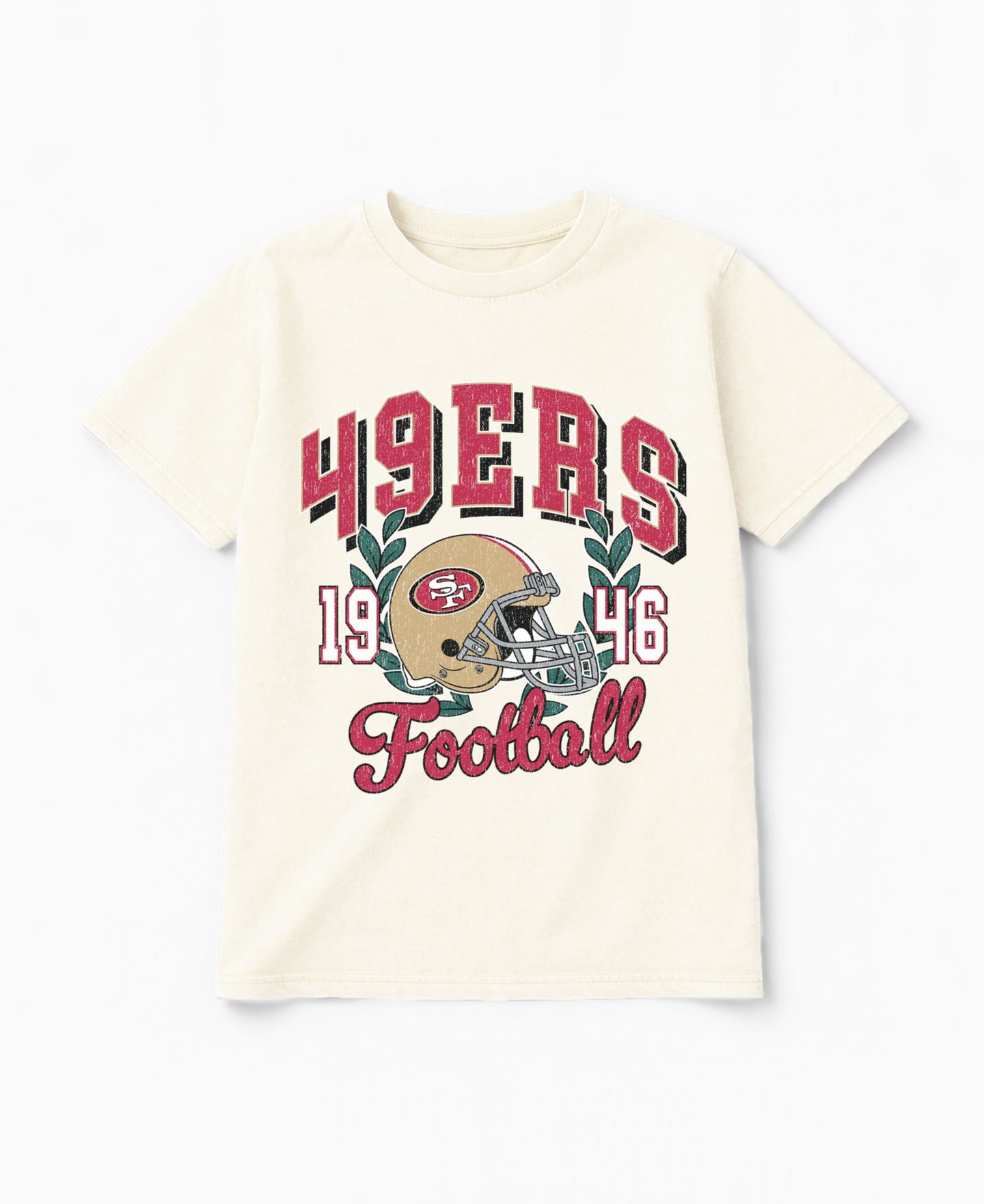 Женская футболка Gameday Couture Natural San Francisco 49ers Raised on Victory — фото 5
