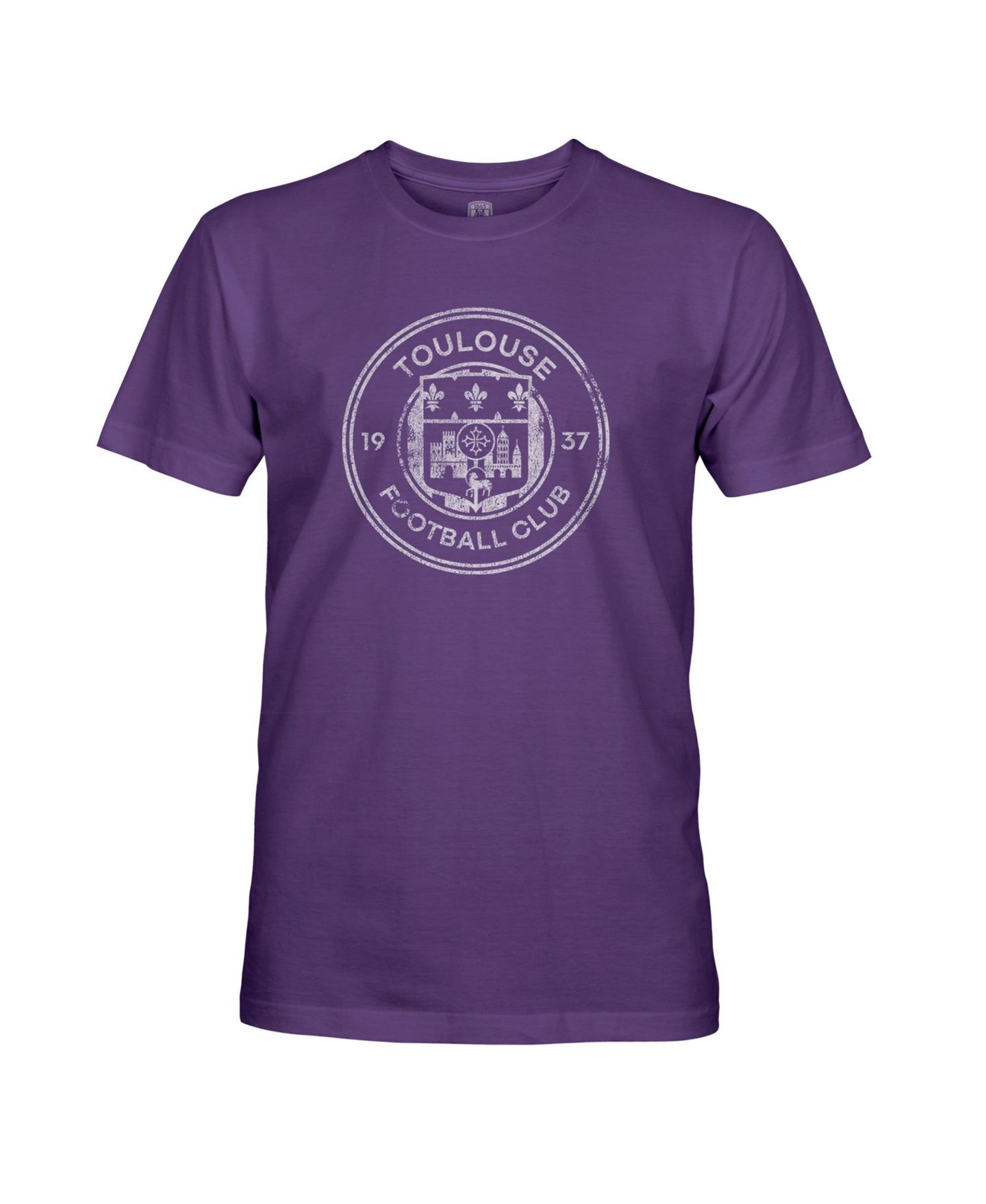 Мужская футболка 1863FC Purple Toulouse Badge Short-Sleeve — фото 2