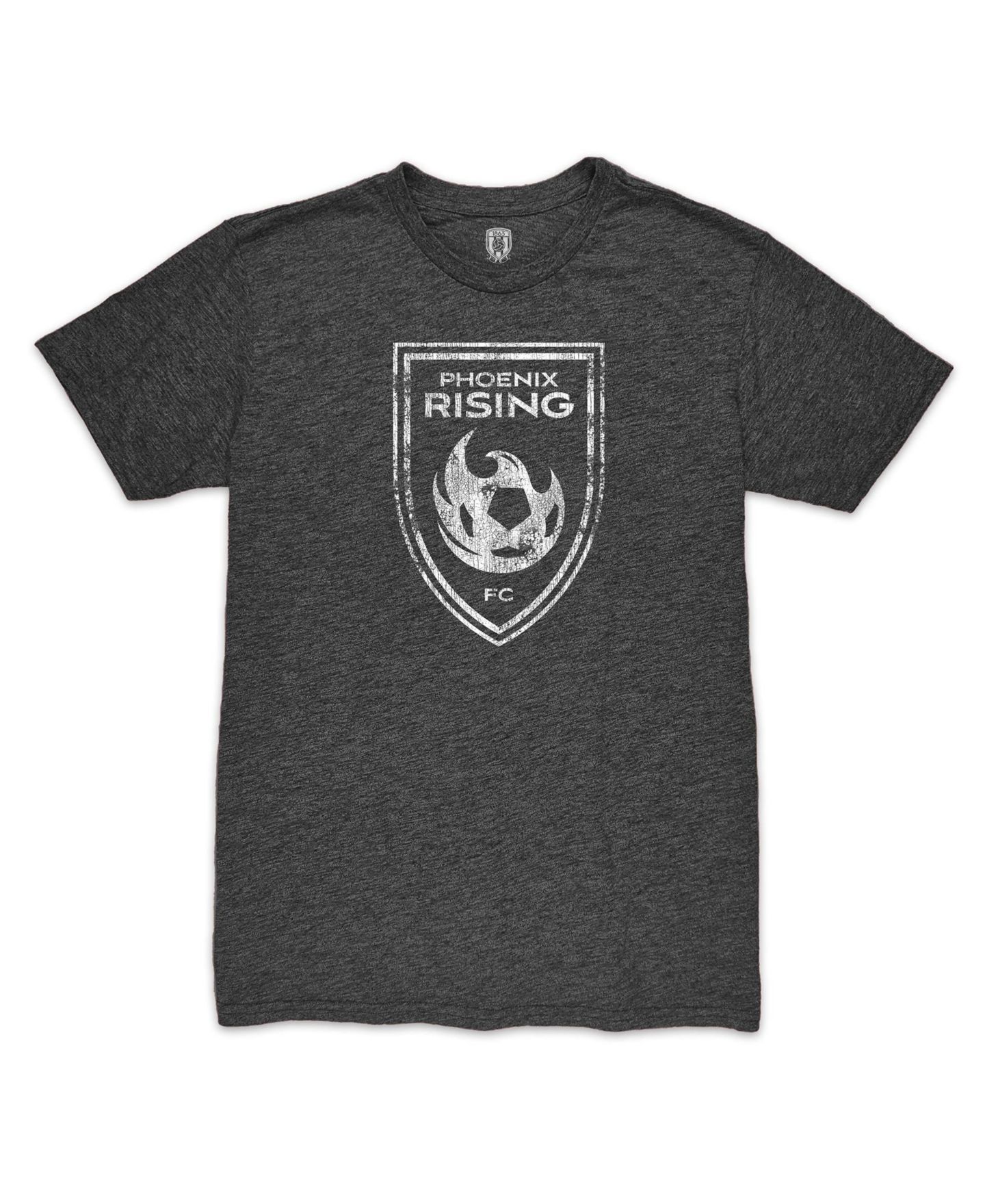 Мужская футболка 1863FC Black Phoenix Rising FC Mono Color Vintage Tri-Blend — фото 2
