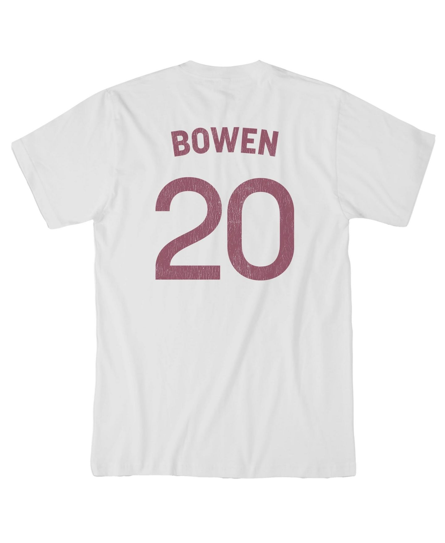 Мужская футболка 1863FC Jarrod Bowen White West Ham United Player — фото 3
