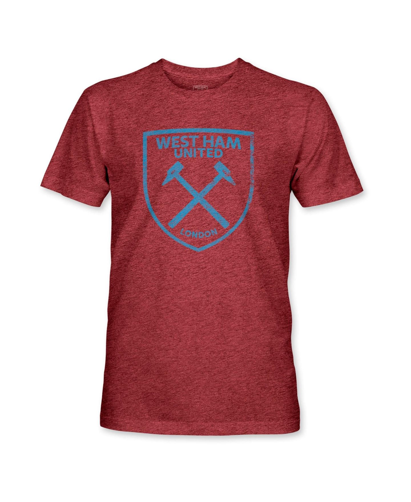 Мужская футболка 1863FC Aaron Wan-Bissaka Maroon West Ham United Retro Player Name & Number Tri-Blend — фото 2