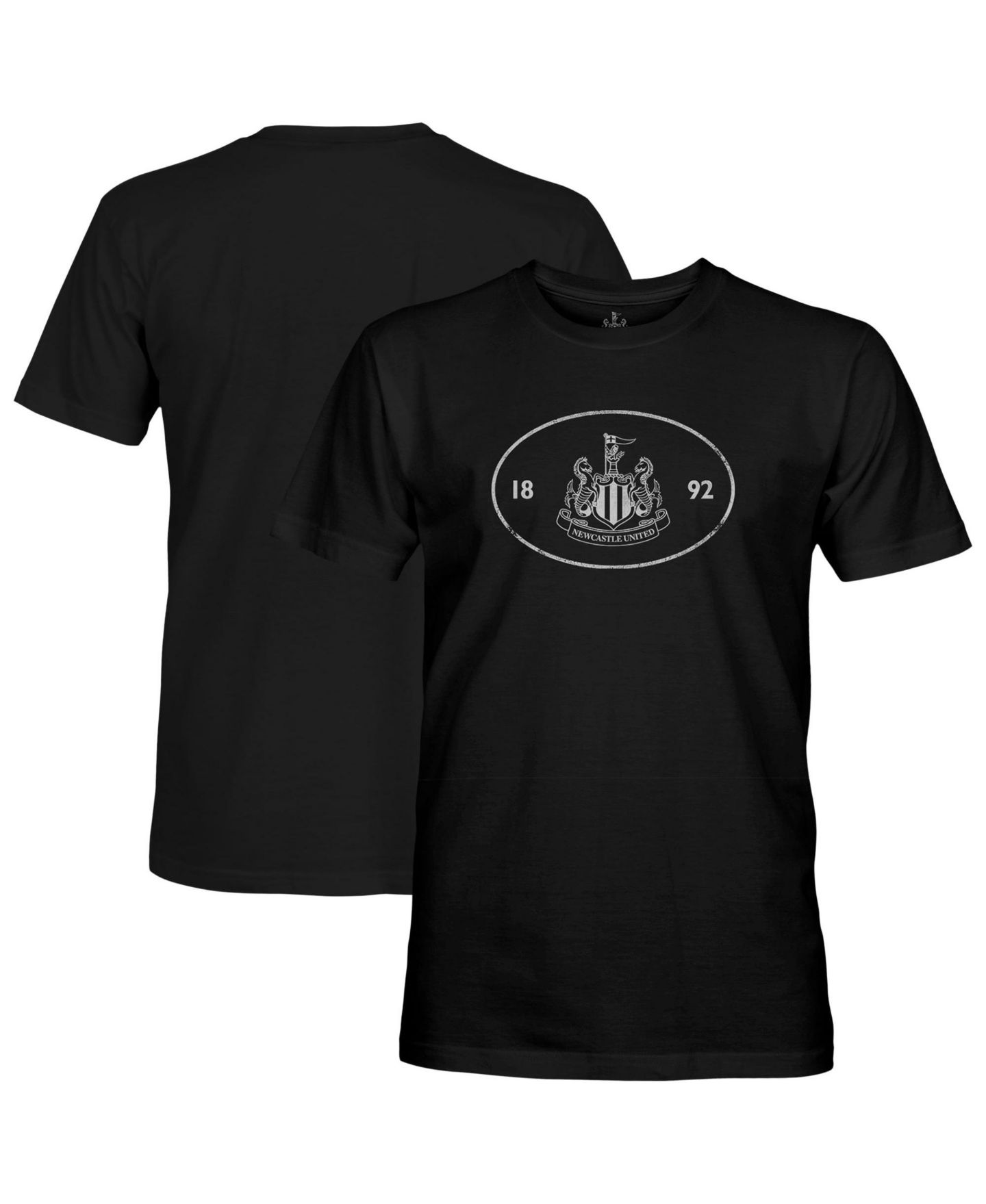 Мужская футболка 1863FC Black Newcastle United Heritage Circle Crest — фото 1