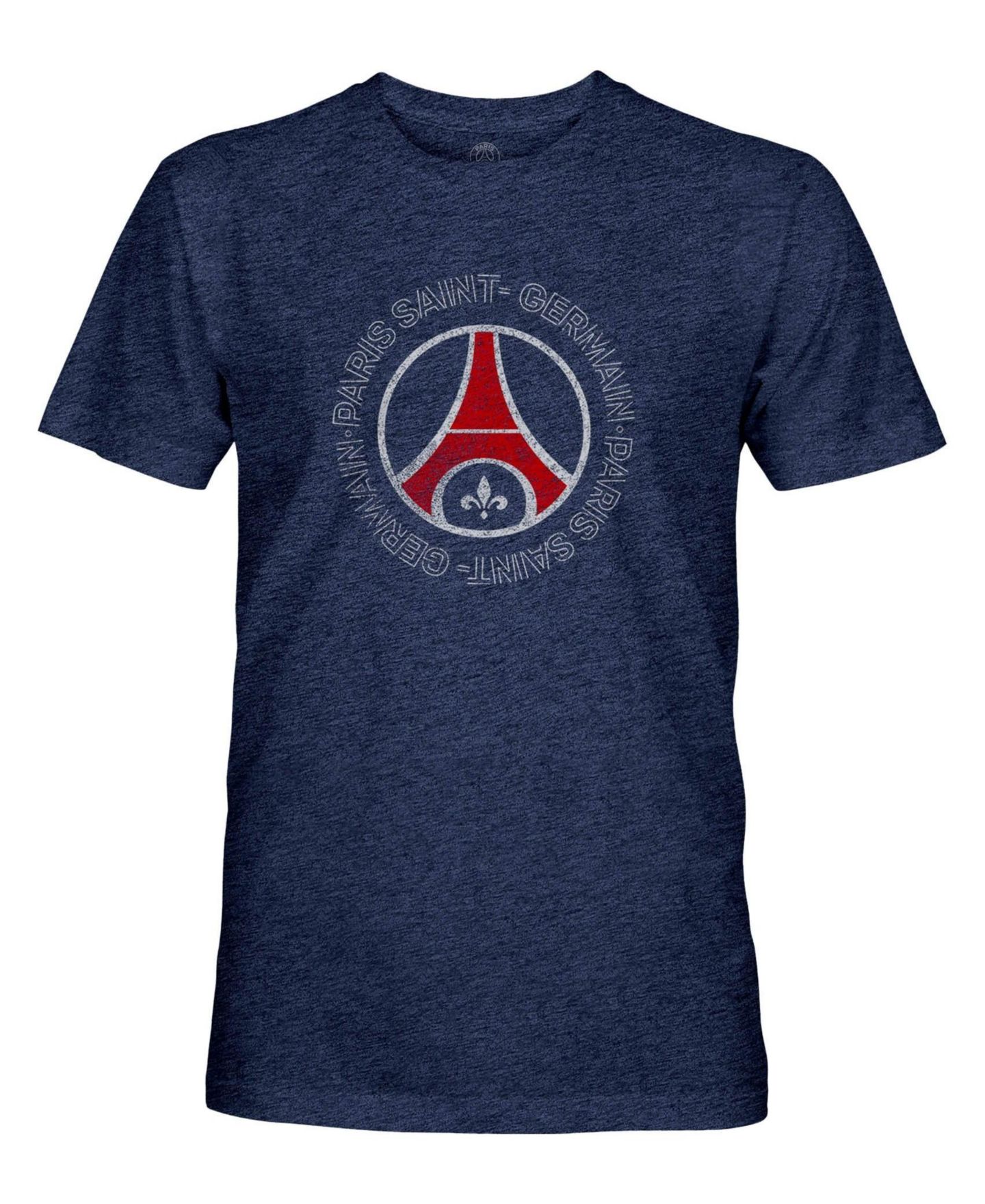 Мужская футболка 1863FC Navy Paris Saint-Germain Roundabout Vintage Tri-Blend — фото 2