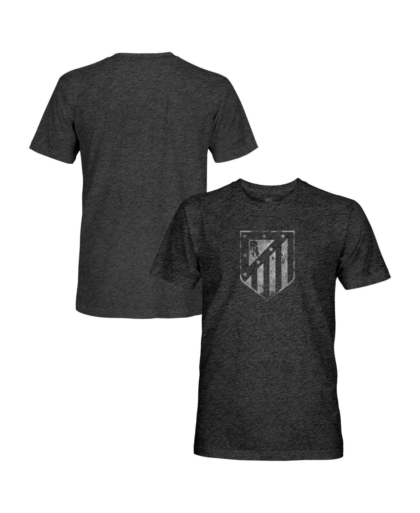 Мужская футболка 1863FC Black Atletico de Madrid Vintage Tri-Blend Short-Sleeve — фото 1