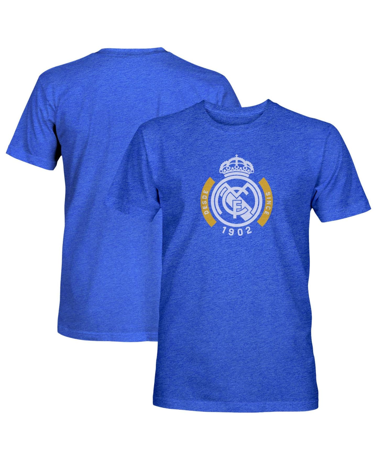 Мужская футболка 1863FC Blue Real Madrid Since Vintage Tri-Blend — фото 1