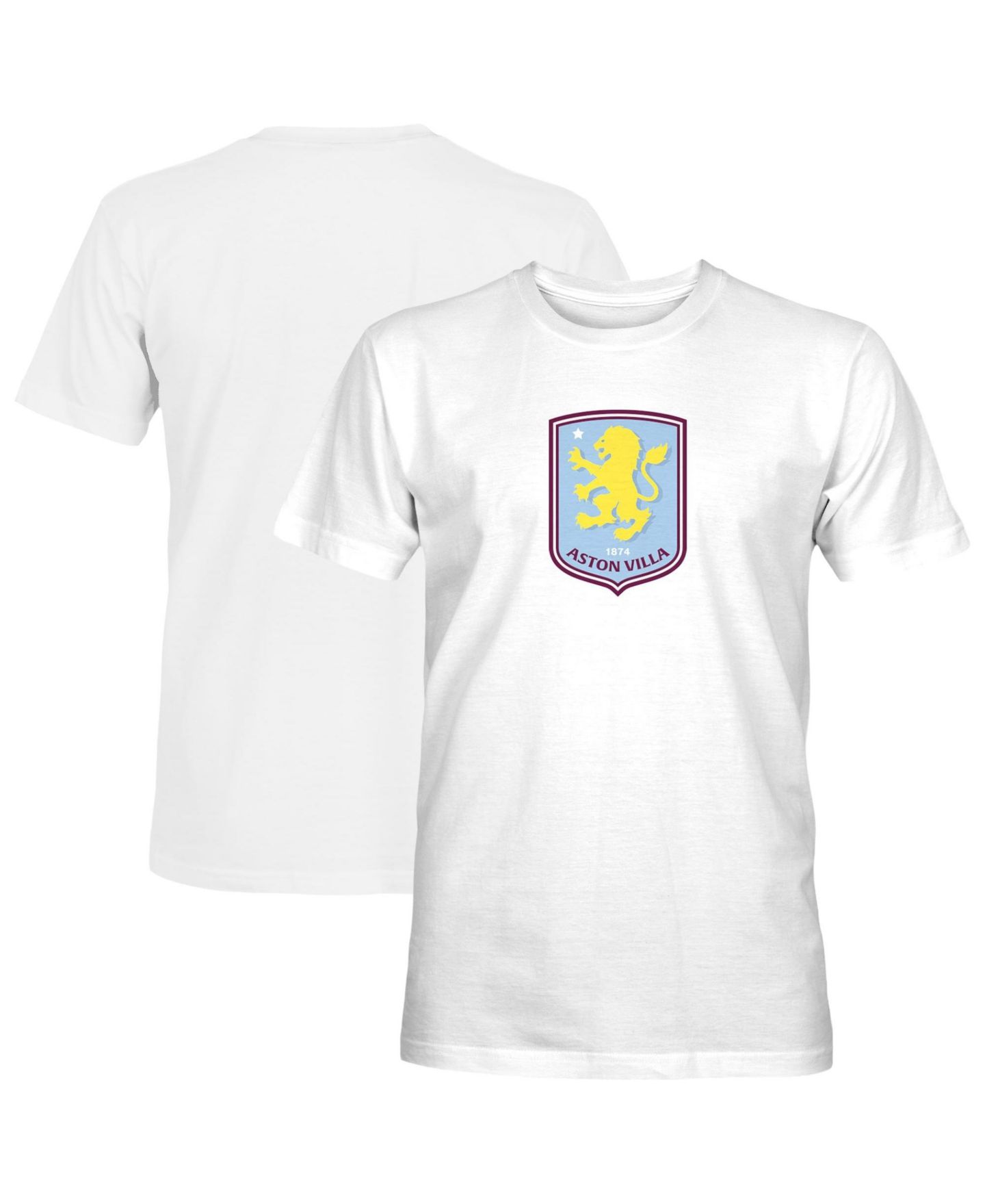 Мужская футболка 1863FC White Aston Villa Color Badge — фото 1