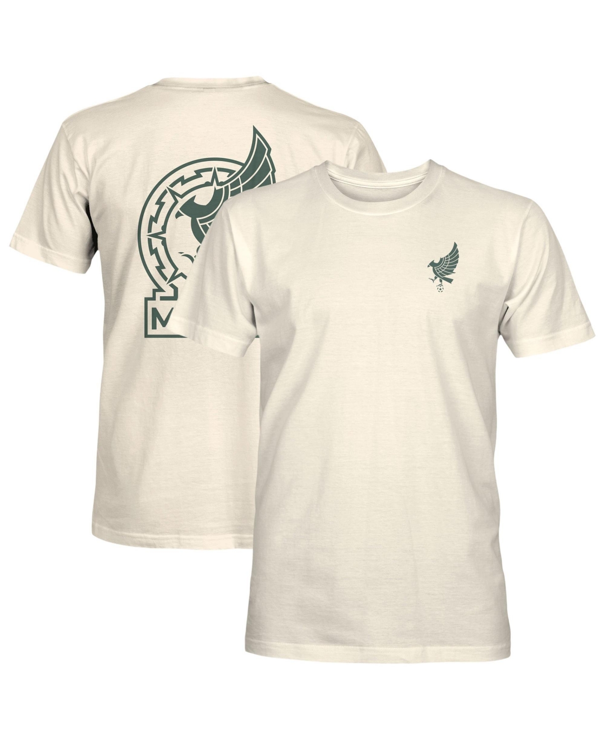 1863FC Men's Cream Mexico National Team Big Logo Heavyweight T-Shirt - Cream