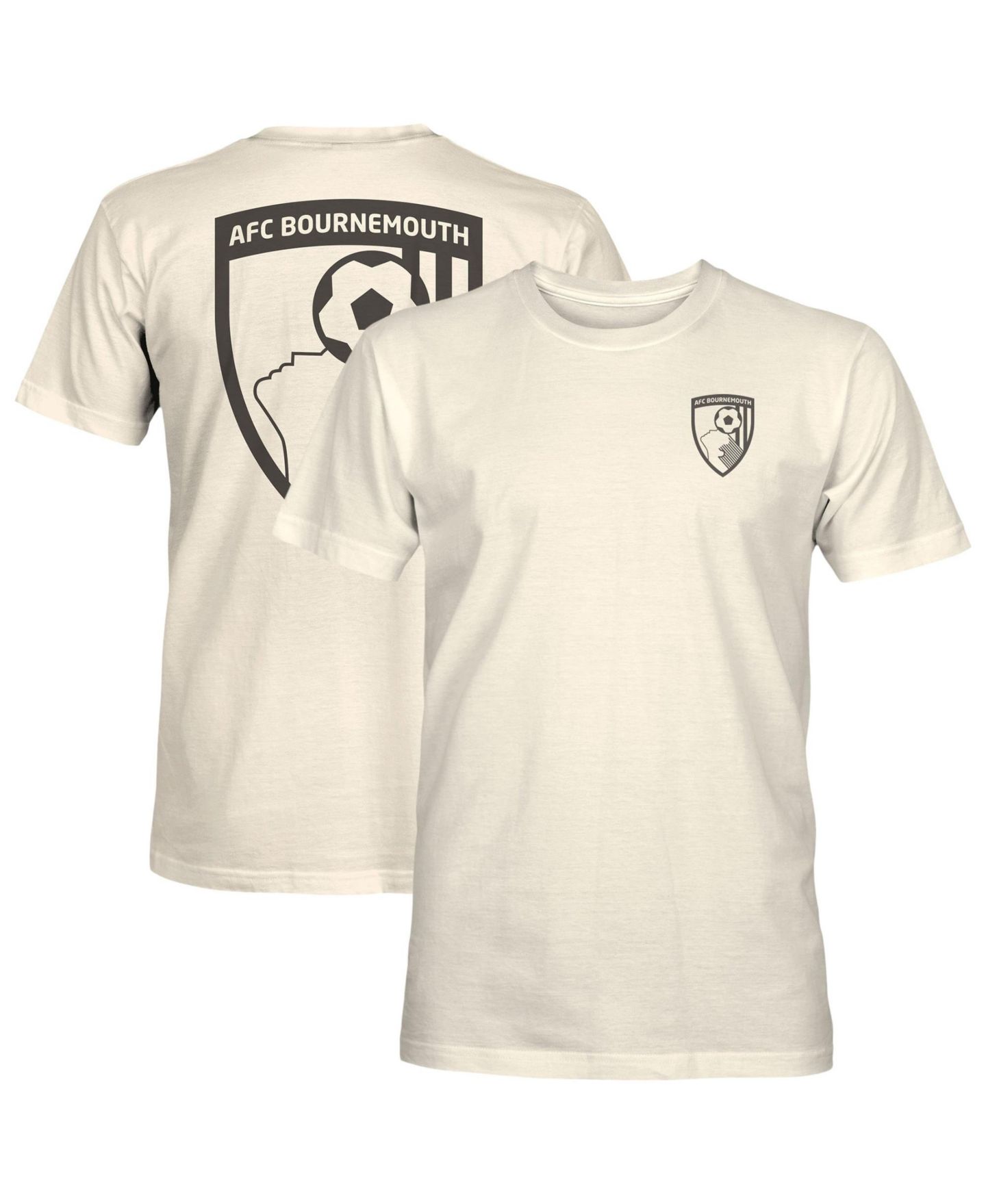 Мужская футболка 1863FC Cream AFC Bournemouth Big Logo Heavyweight — фото 1