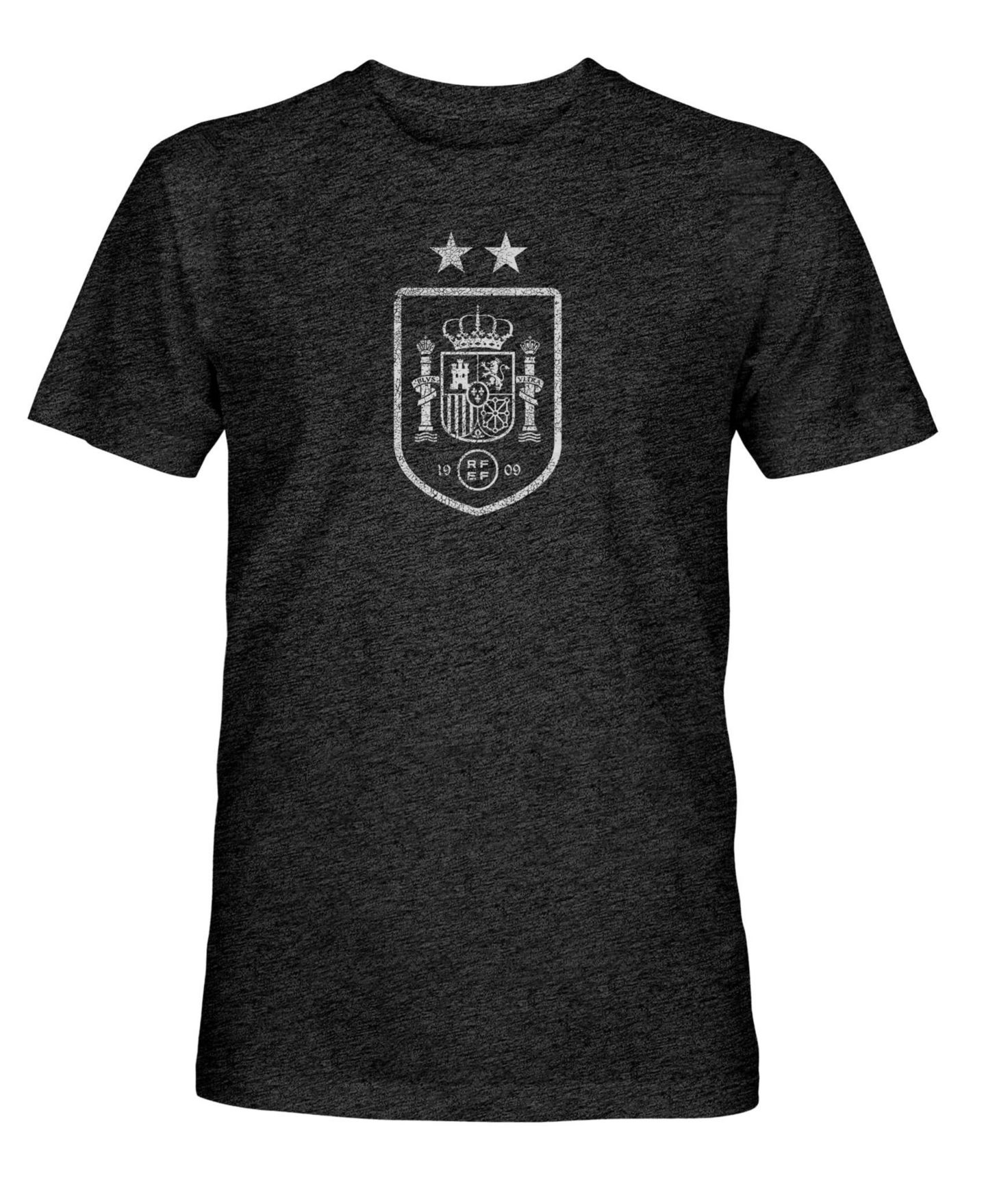 Мужская футболка 1863FC Black Spain National Team Mono Badge Vintage Tri-Blend — фото 2