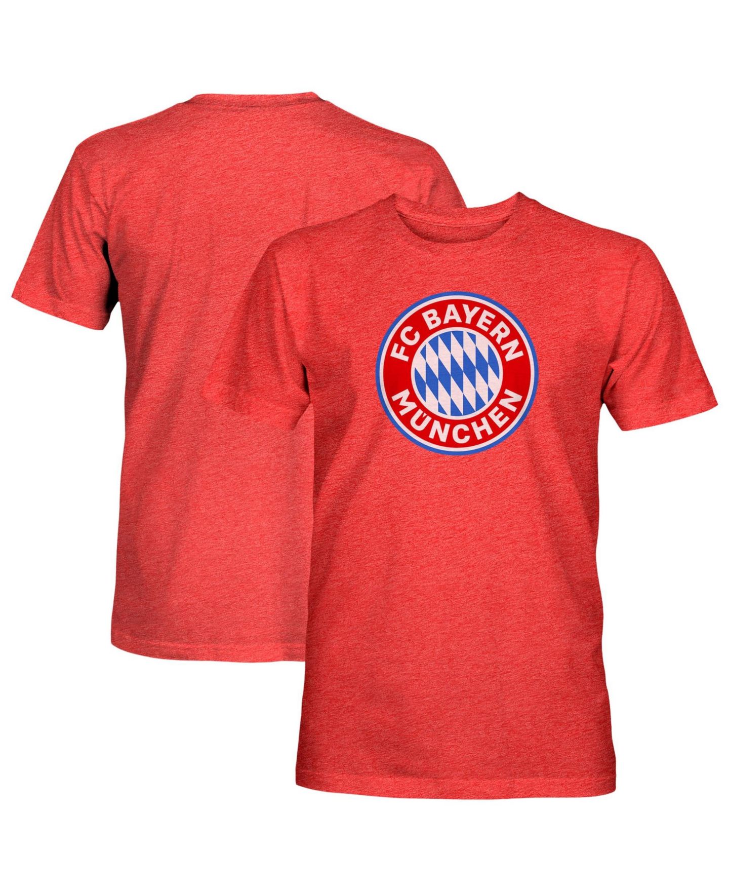 Мужская футболка 1863FC Red Bayern Munich Color Badge Tri-Blend — фото 1