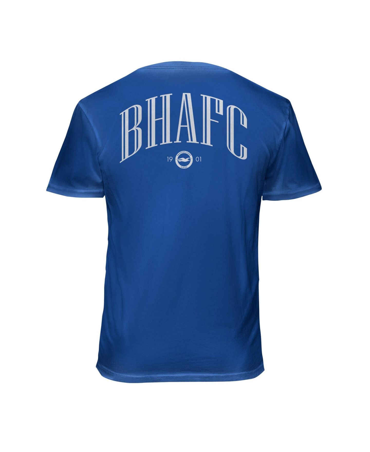 Мужская футболка 1863FC Blue Brighton and Hove Albion Back Wordmark Soft Wash — фото 3
