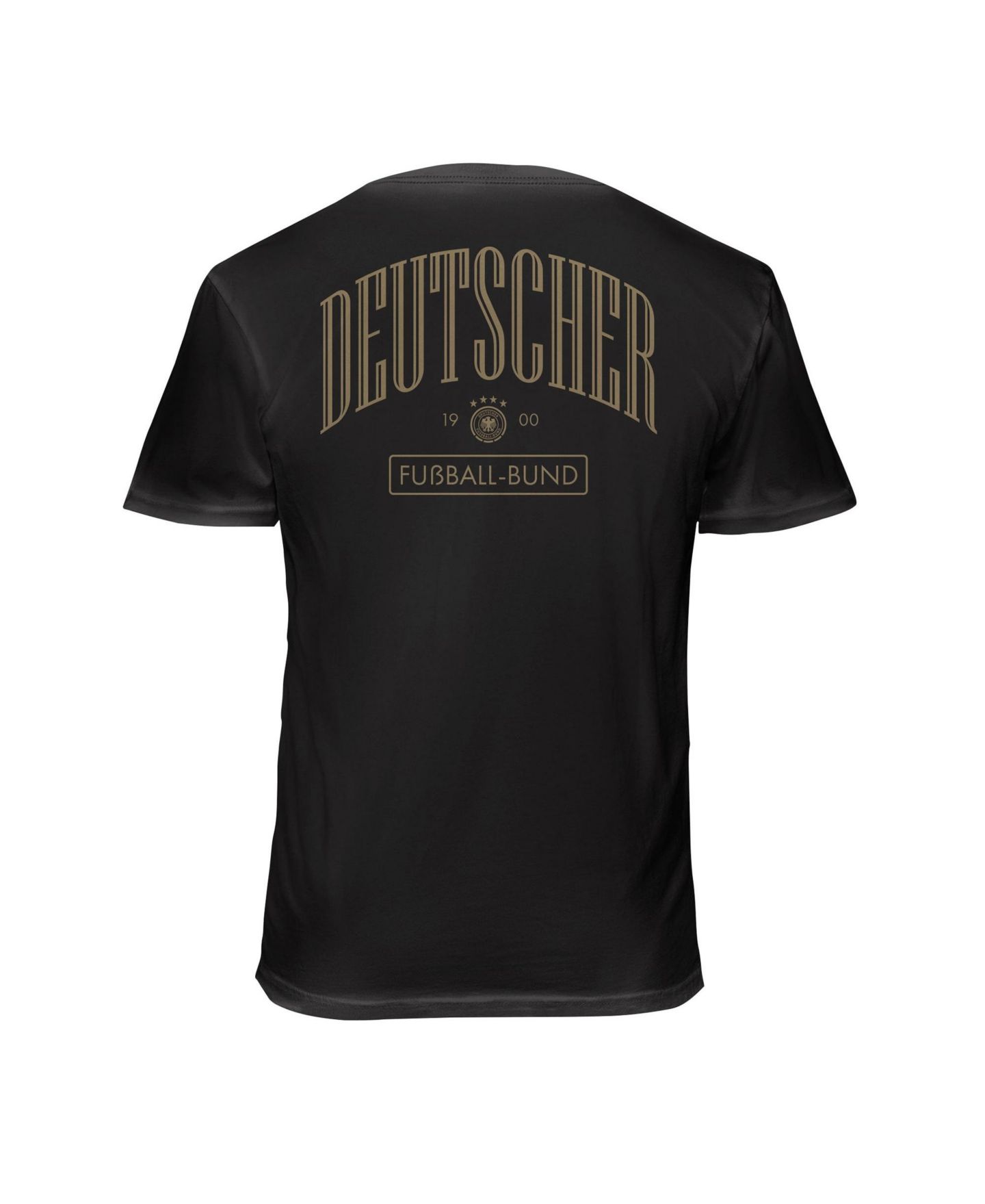 Мужская футболка 1863FC Black Germany National Team Back Wordmark Soft Wash — фото 3
