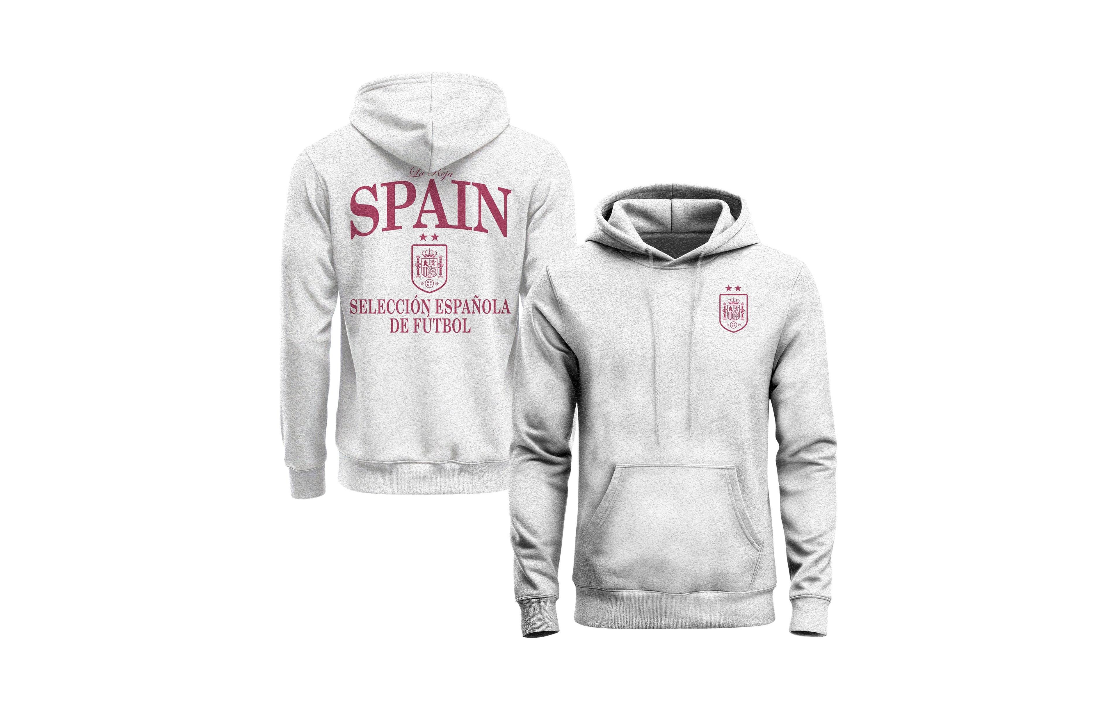 1863FC Men's Ash Spain National Team Legacy Arched Wordmark Hoodie