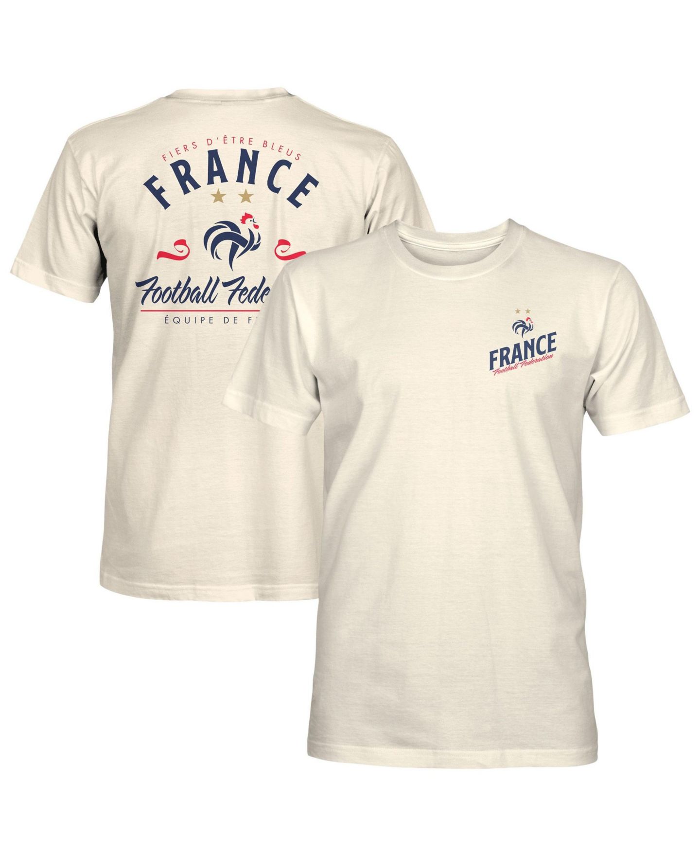 Мужская футболка 1863FC Cream France National Team Flourish — фото 1