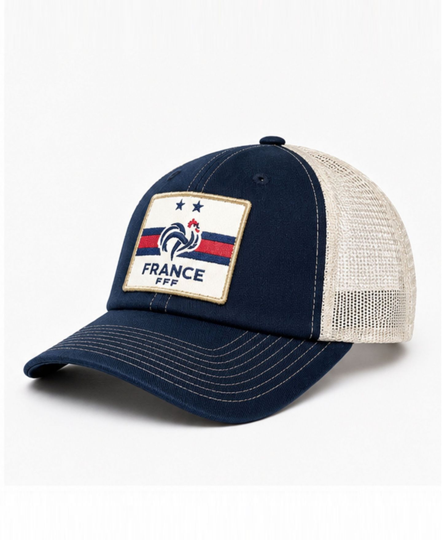 Мужская кепка 1863FC Navy France National Team Off Road Adjustable Hat — фото 1