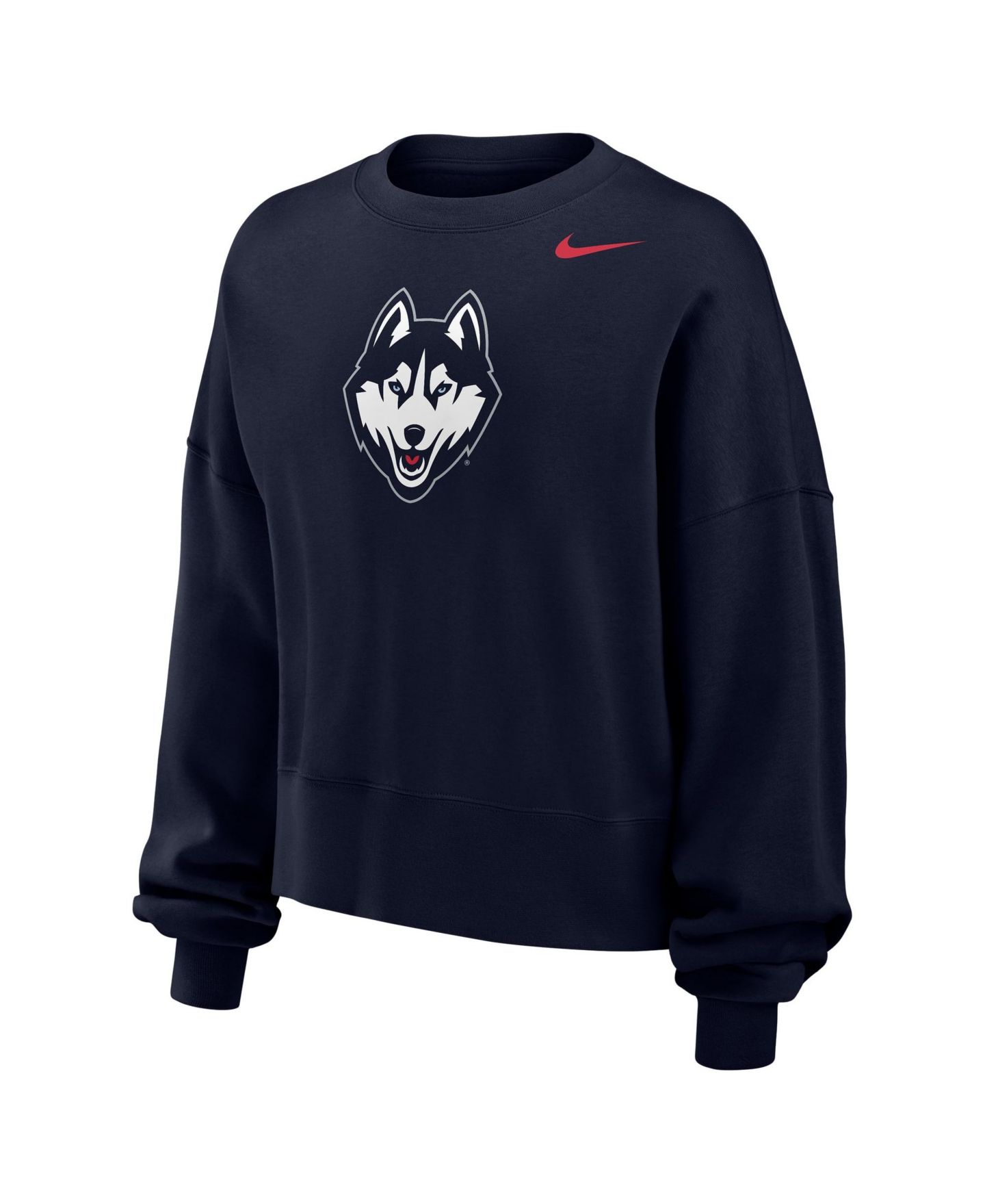 Женская толстовка Nike Navy UConn Huskies Phoenix Fleece Pullover — фото 2