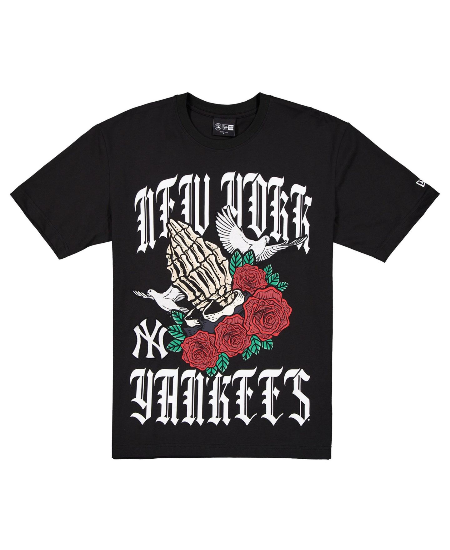 Мужская футболка New Era Black New York Yankees Lifestyle Blessed Aesthetic — фото 8