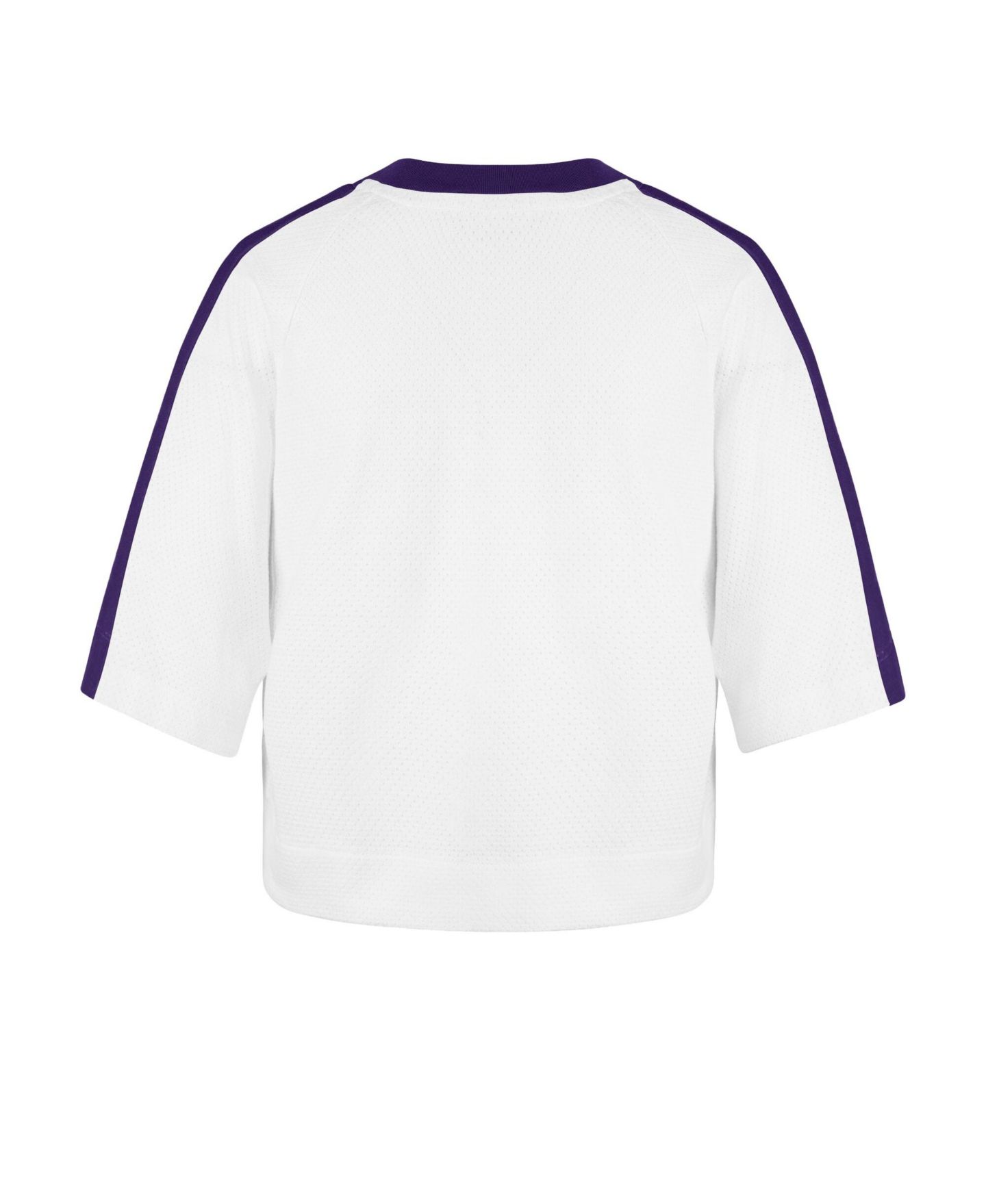 Женская футболка '47 Brand White Minnesota Vikings Big Overarch Drop Needle Raglan V-Neck — фото 3