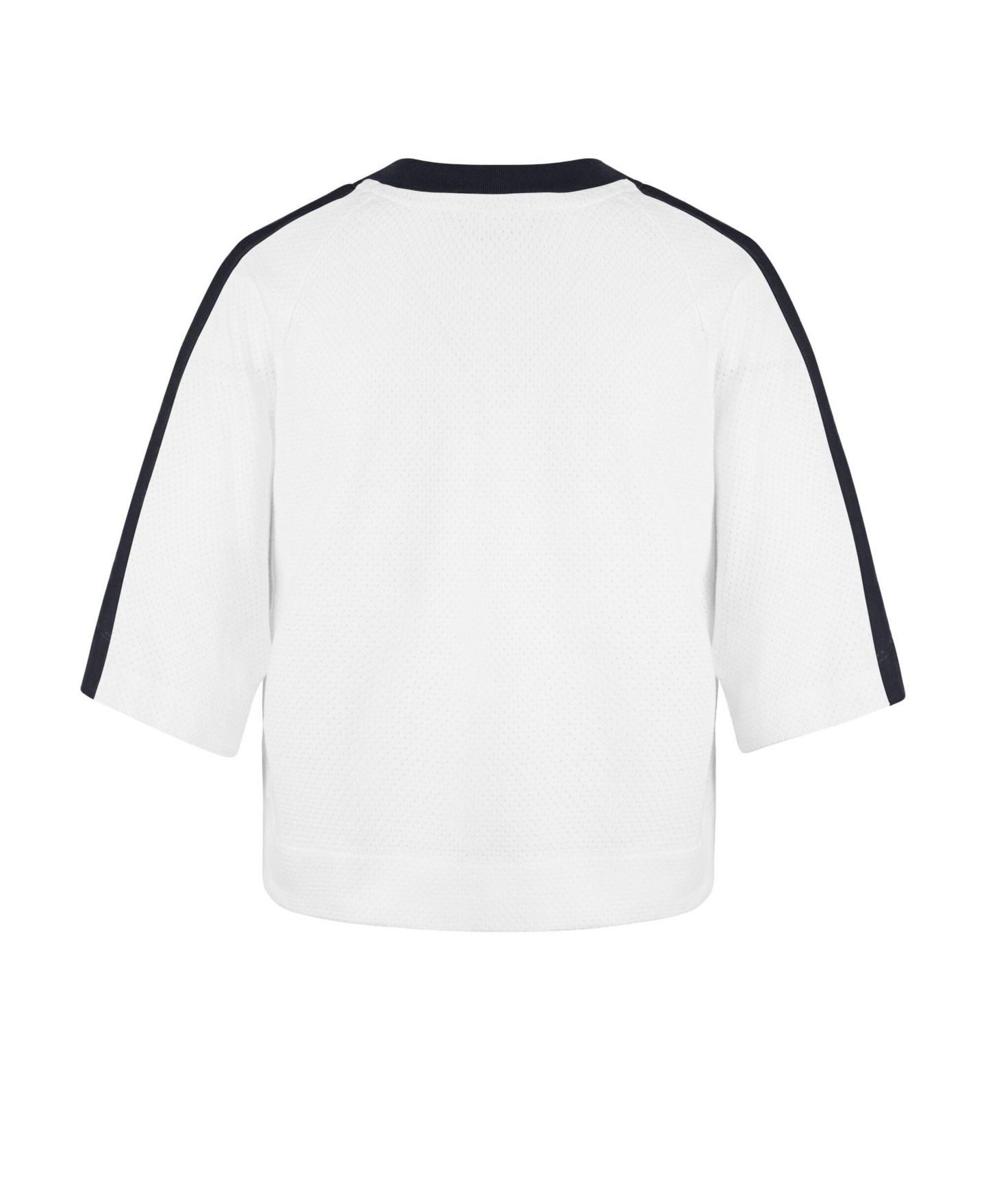 Женская футболка '47 Brand White Notre Dame Fighting Irish Big Overarch Drop Needle Raglan V-Neck — фото 3