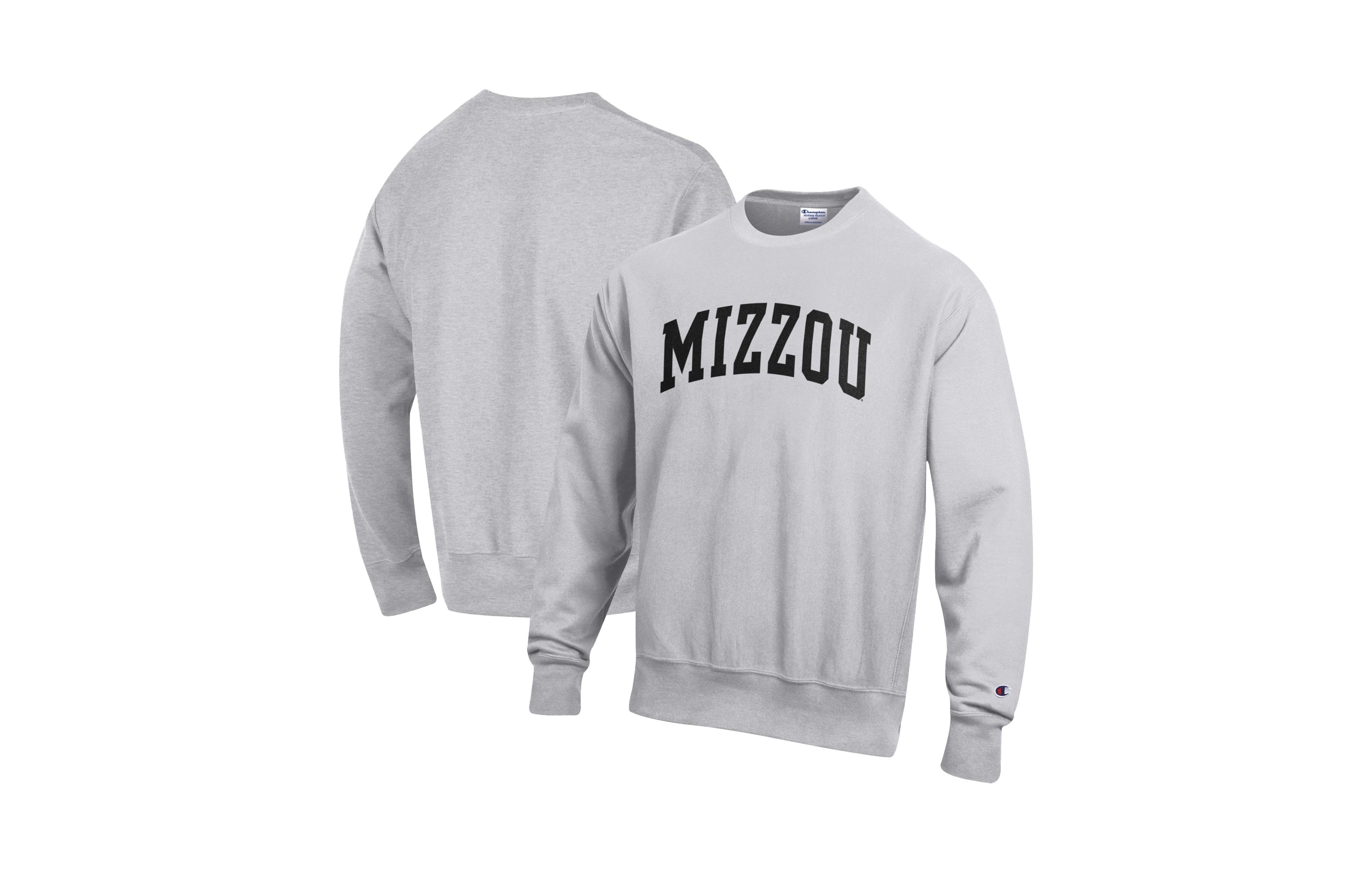 Champion Men's Gray Missouri Tigers Reverse Weave Fleece Sweatshirt