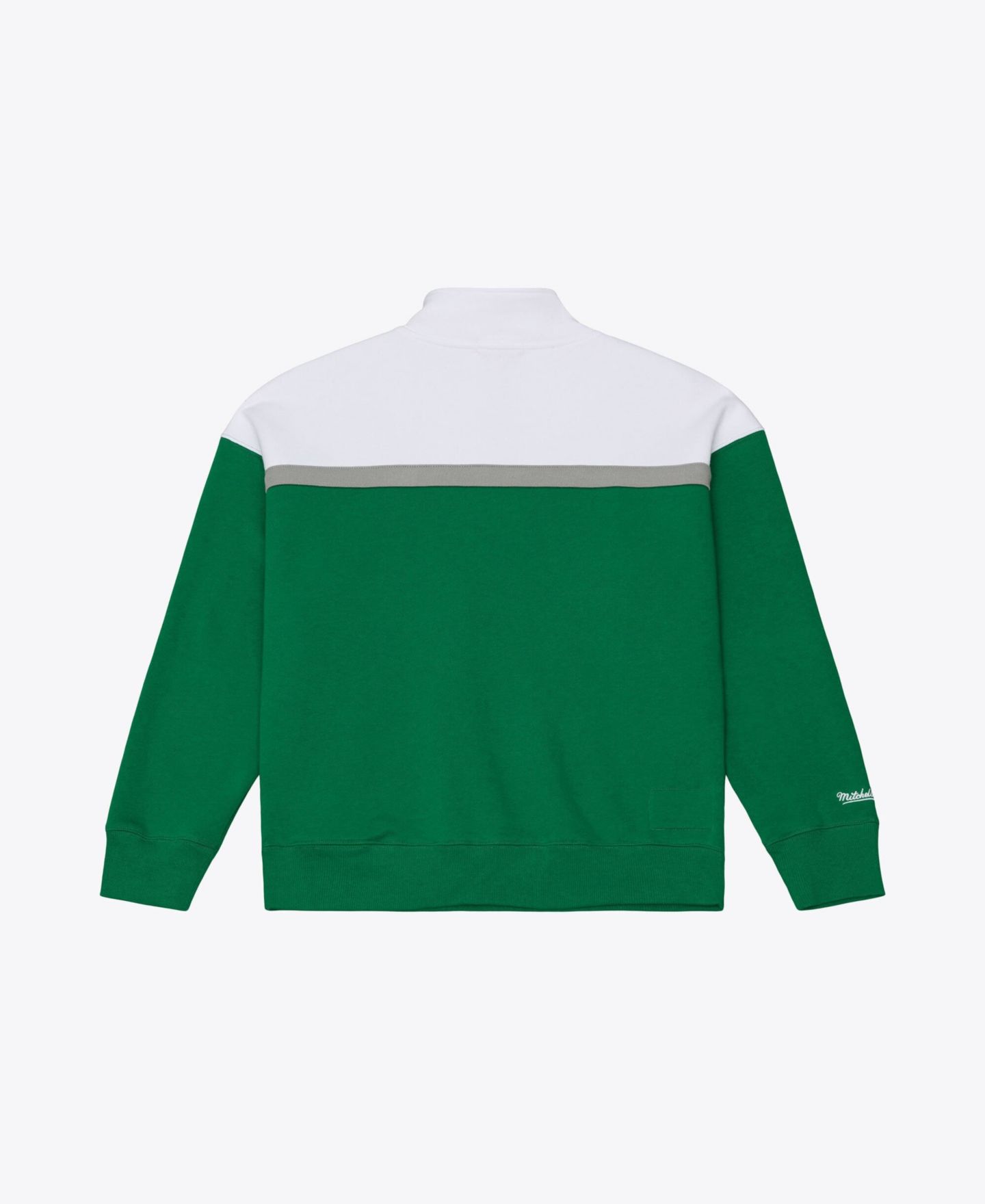 Женский свитер Mitchell & Ness Kelly Green Philadelphia Eagles Head Coach Quarter-Zip Pullover — фото 2