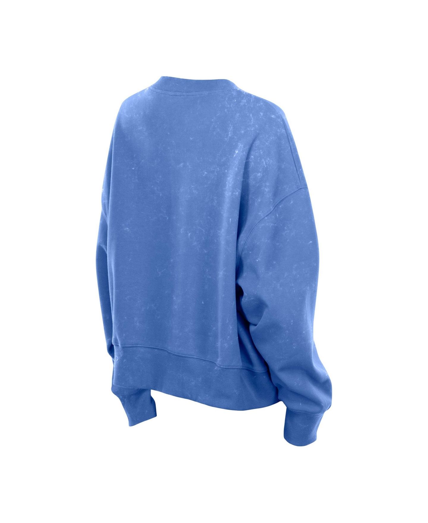 Женская толстовка New Era Royal Buffalo Bills Throwback Mineral Wash Boxy Fleece Crewneck — фото 4