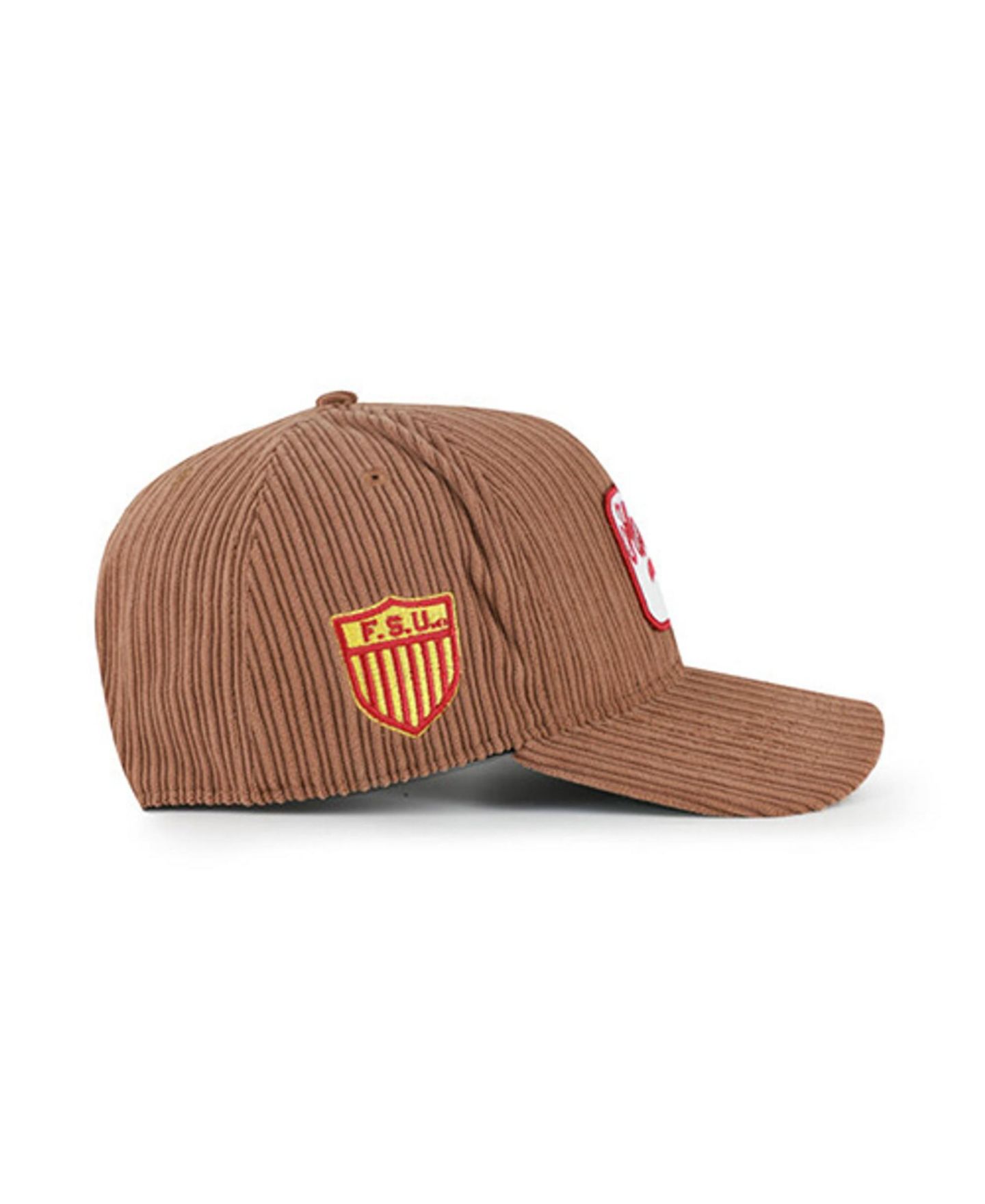 Кепка '47 Brand Brown South Carolina Gamecocks Corduroy Patch Hitch Adjustable Hat — фото 3