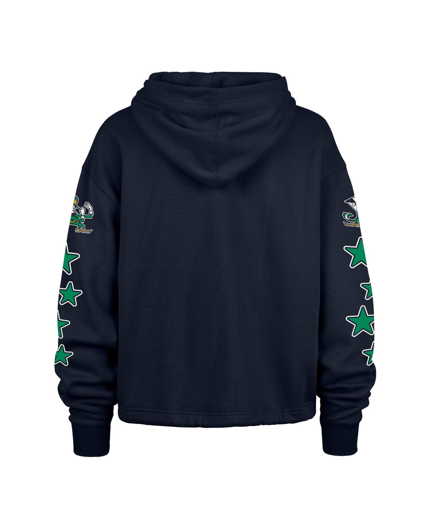 Женское худи '47 Brand Navy Notre Dame Fighting Irish Starry Eyed Venice Pullover — фото 3