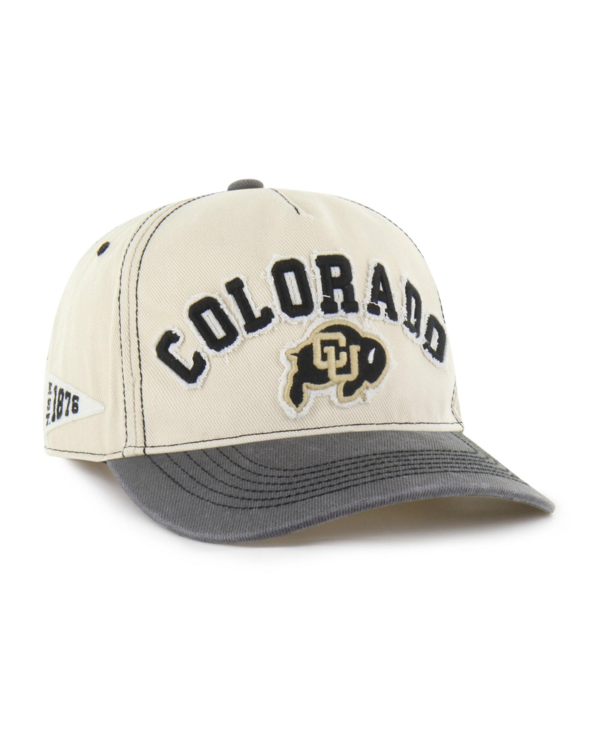 '47 Brand Men's and Women's Tan/Black Colorado Buffaloes Well-Worn Calderwood Hitch Adjustable Hat - Tan, Black